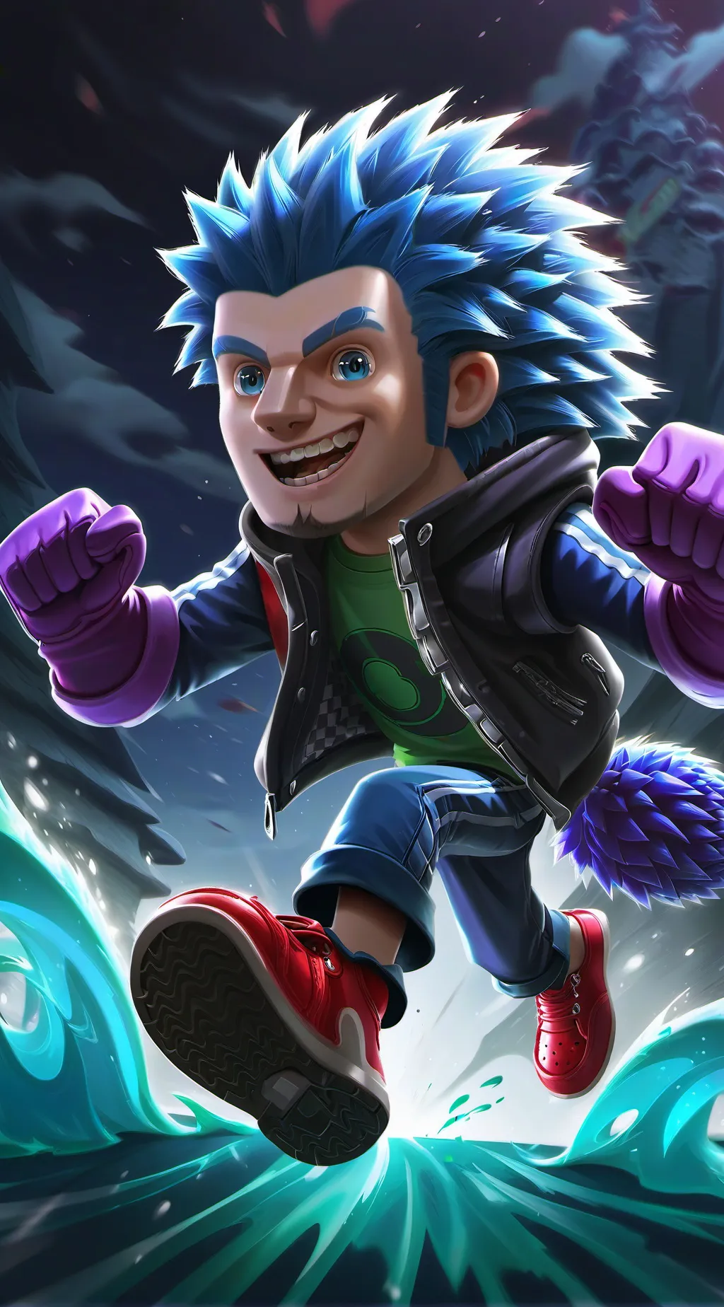 ai character: Sonic the Hedgehog background