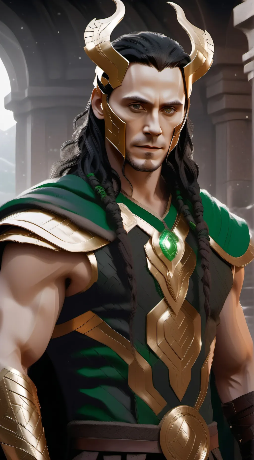 ai character: Loki background
