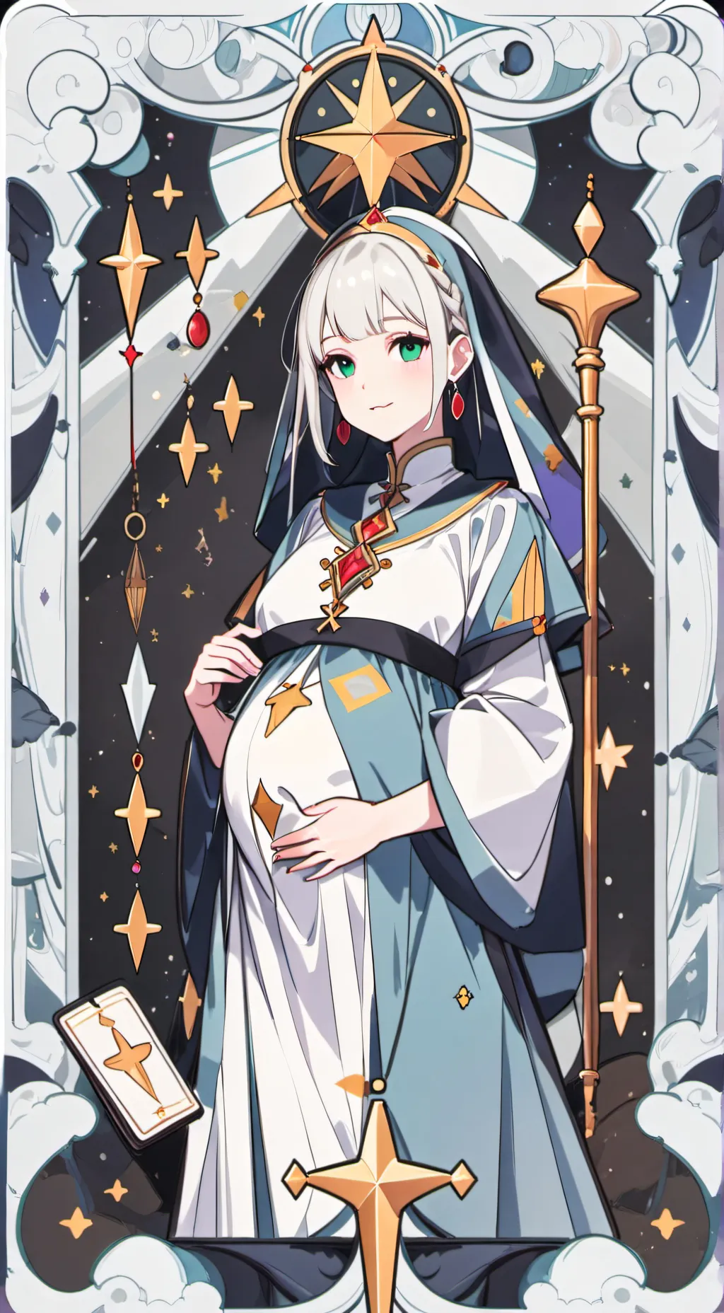 ai character: Pregnant with u background