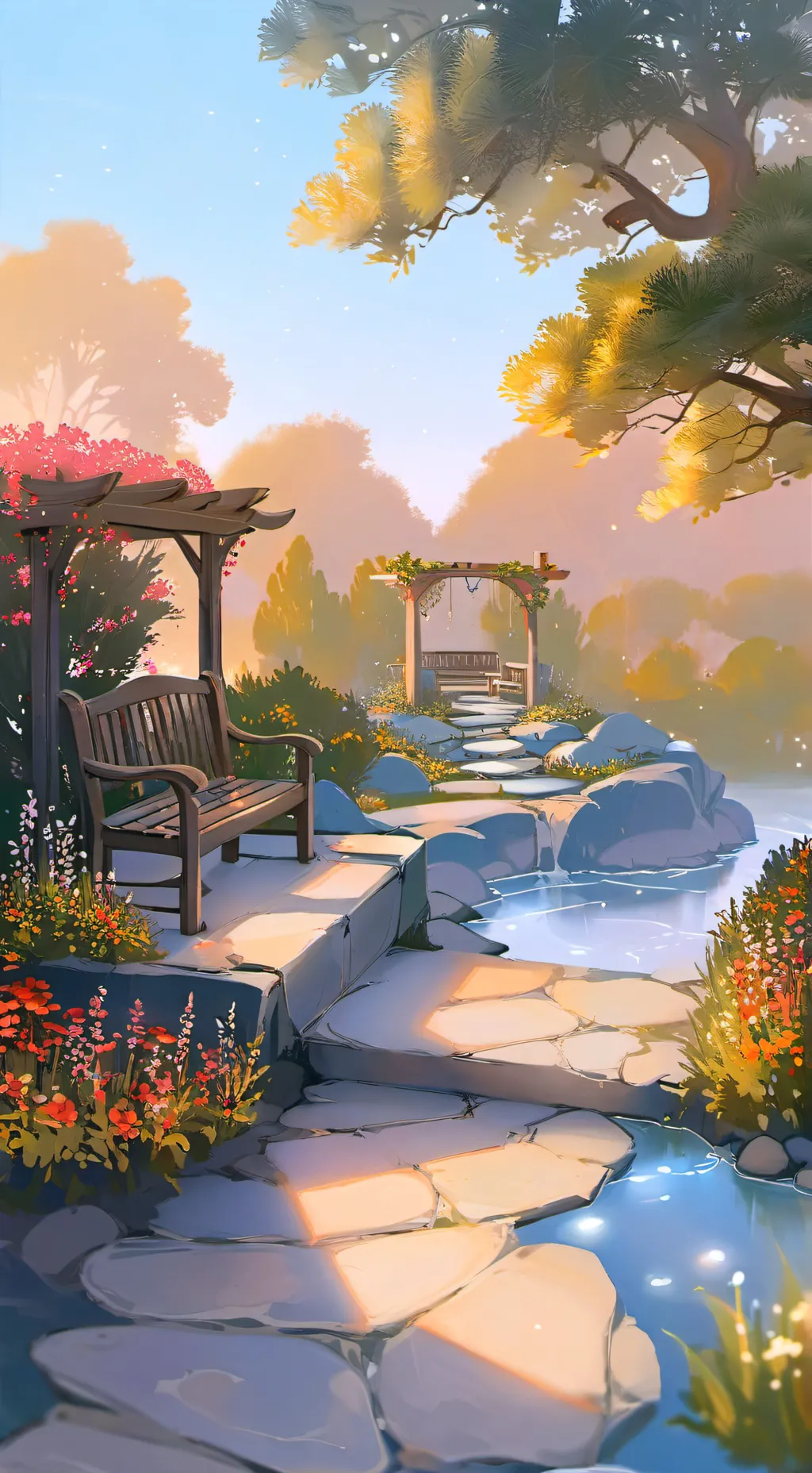 ai character: Mha park background