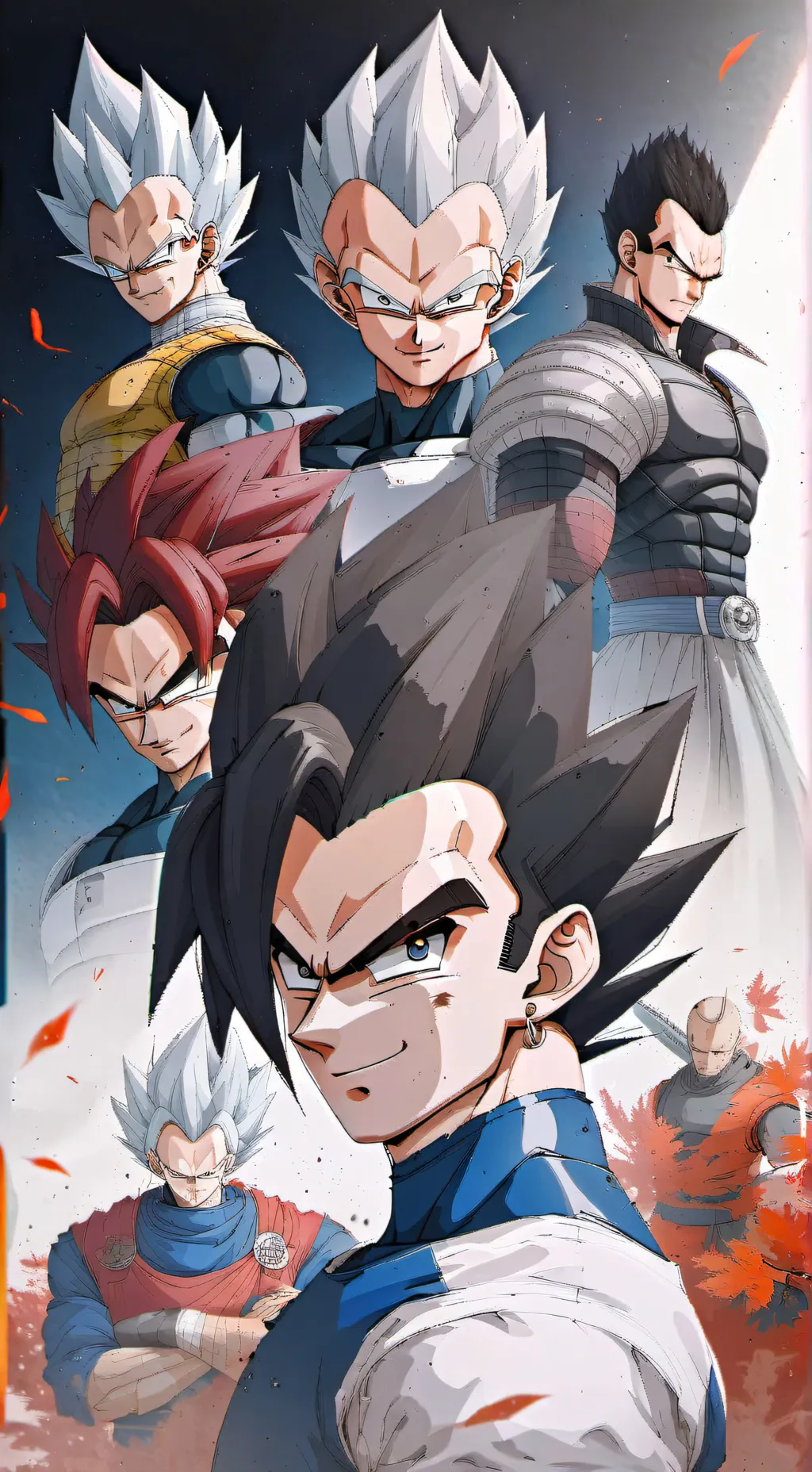 ai character: Vegeta background