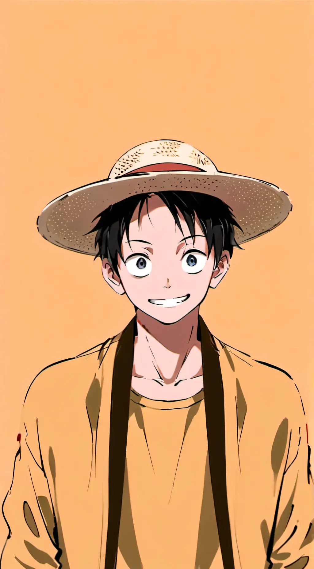 ai character: Luffy background