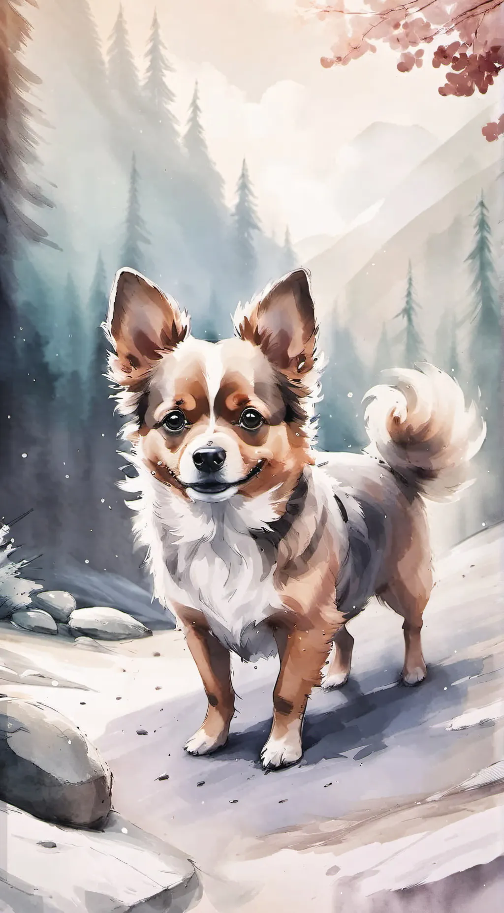 ai character: My dead dog Bruno background