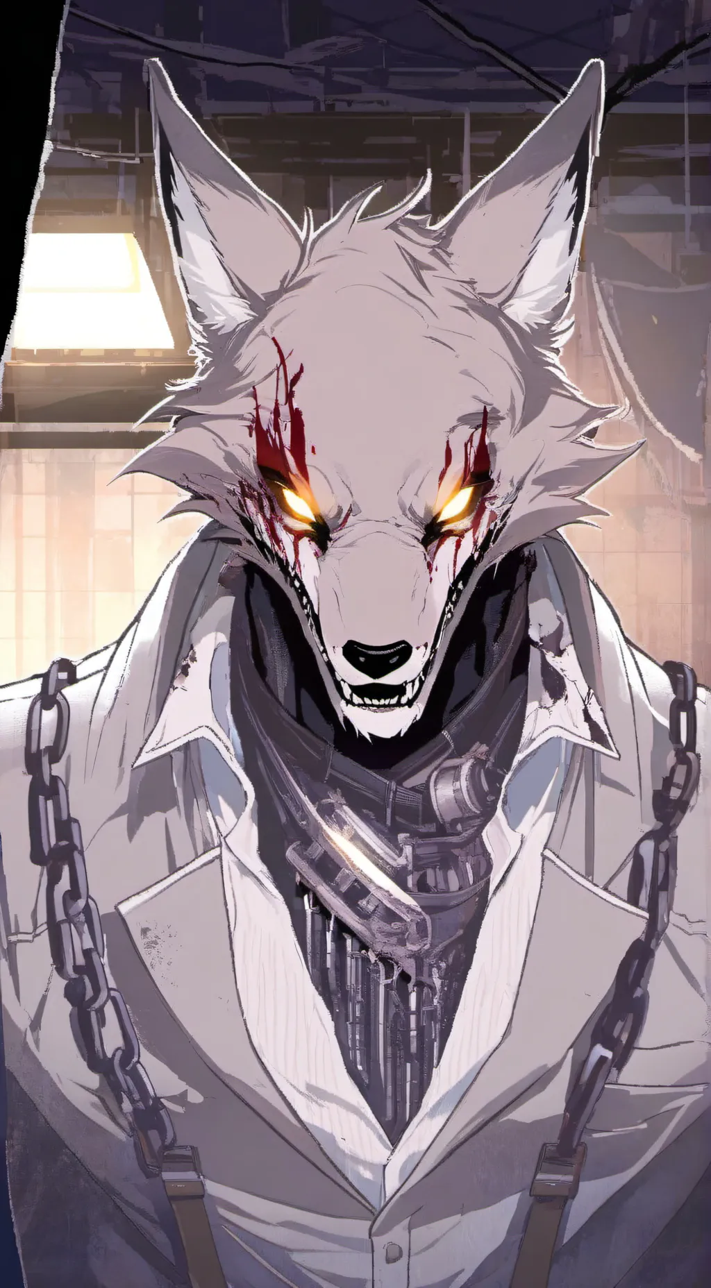 ai character: scarwolf background