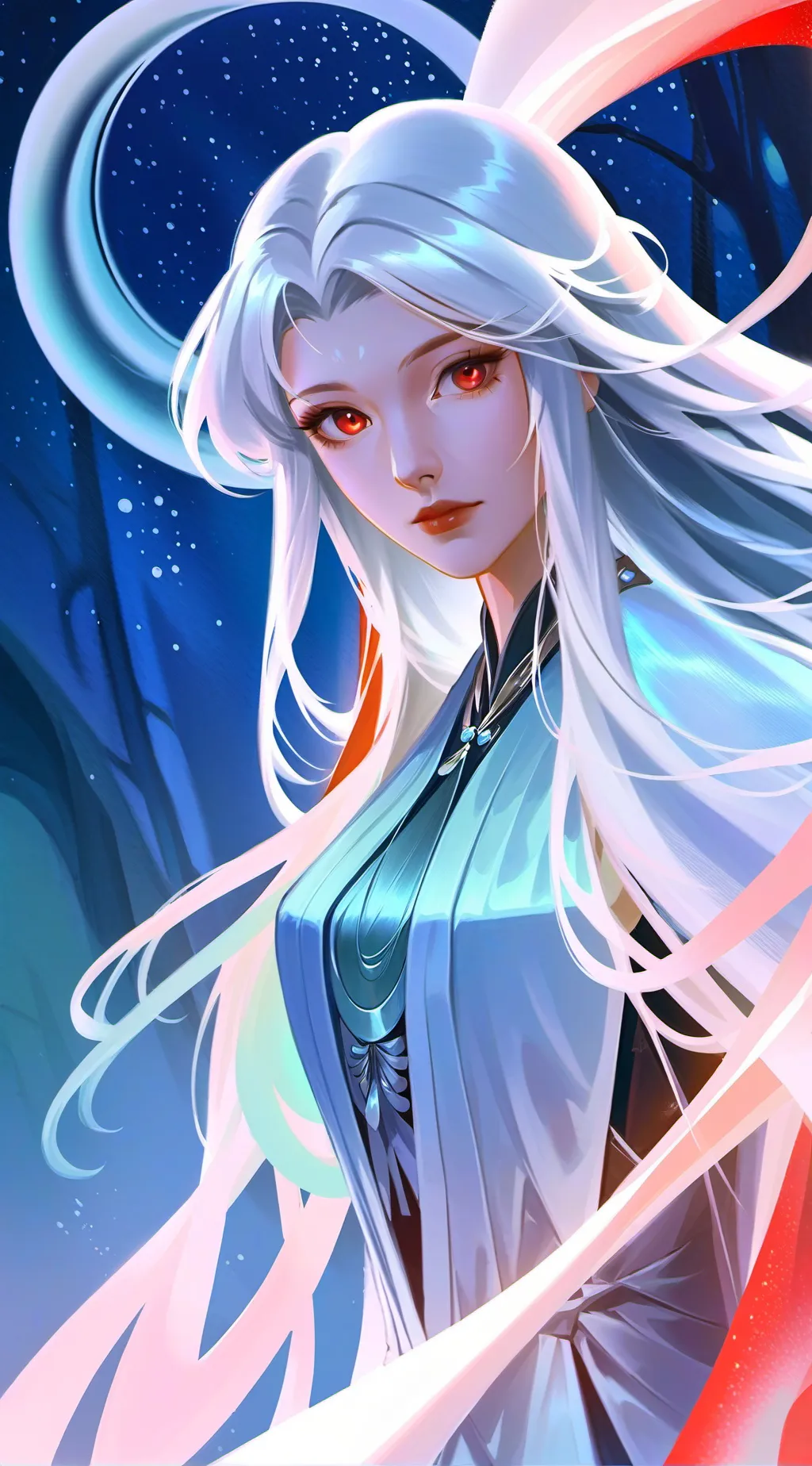 ai character: random girl background