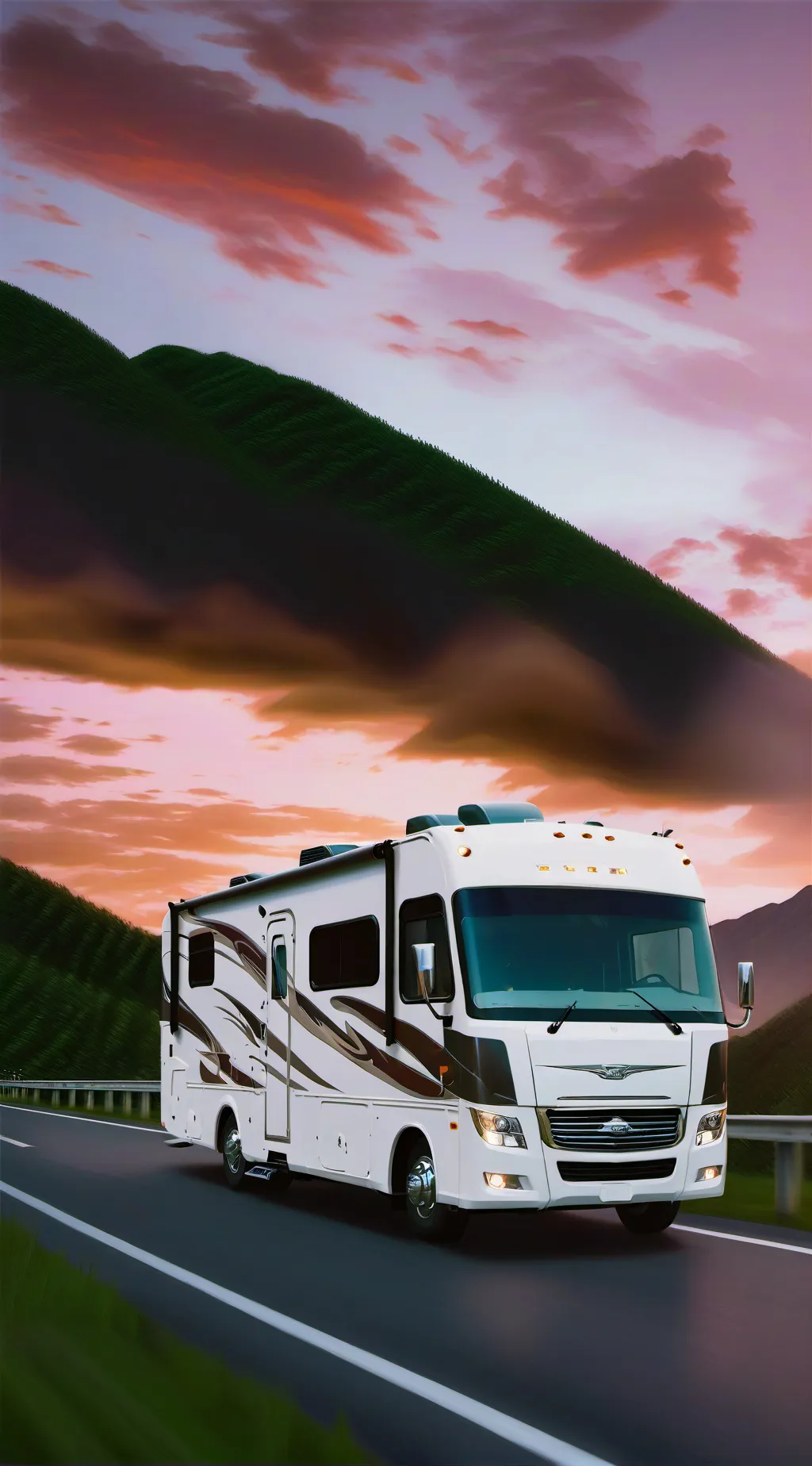 ai character: sSC pllay a RV gam background