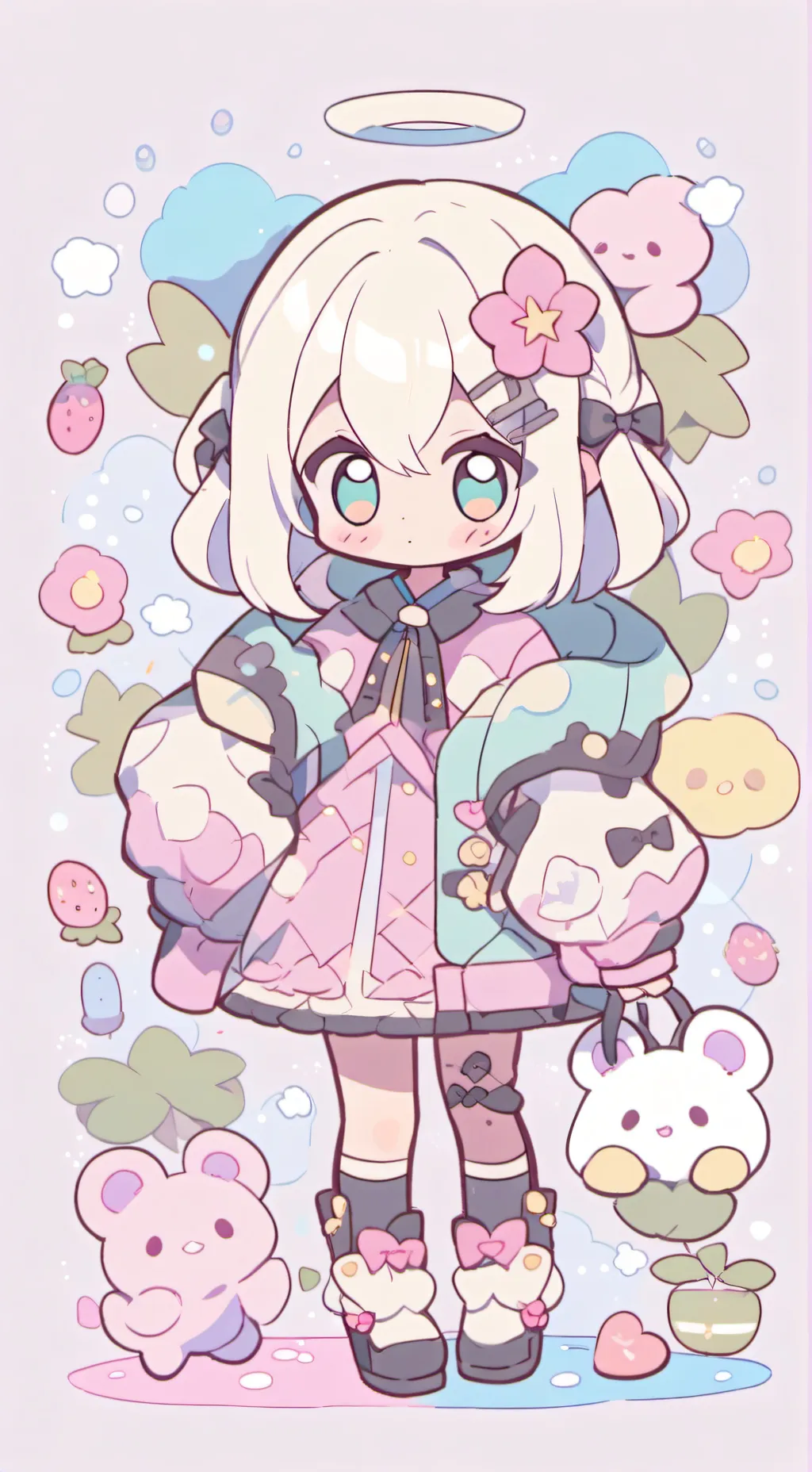 ai character: My school irl background