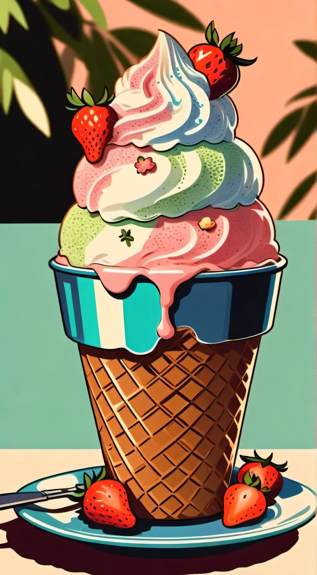 ai character: Stranger Things!! background