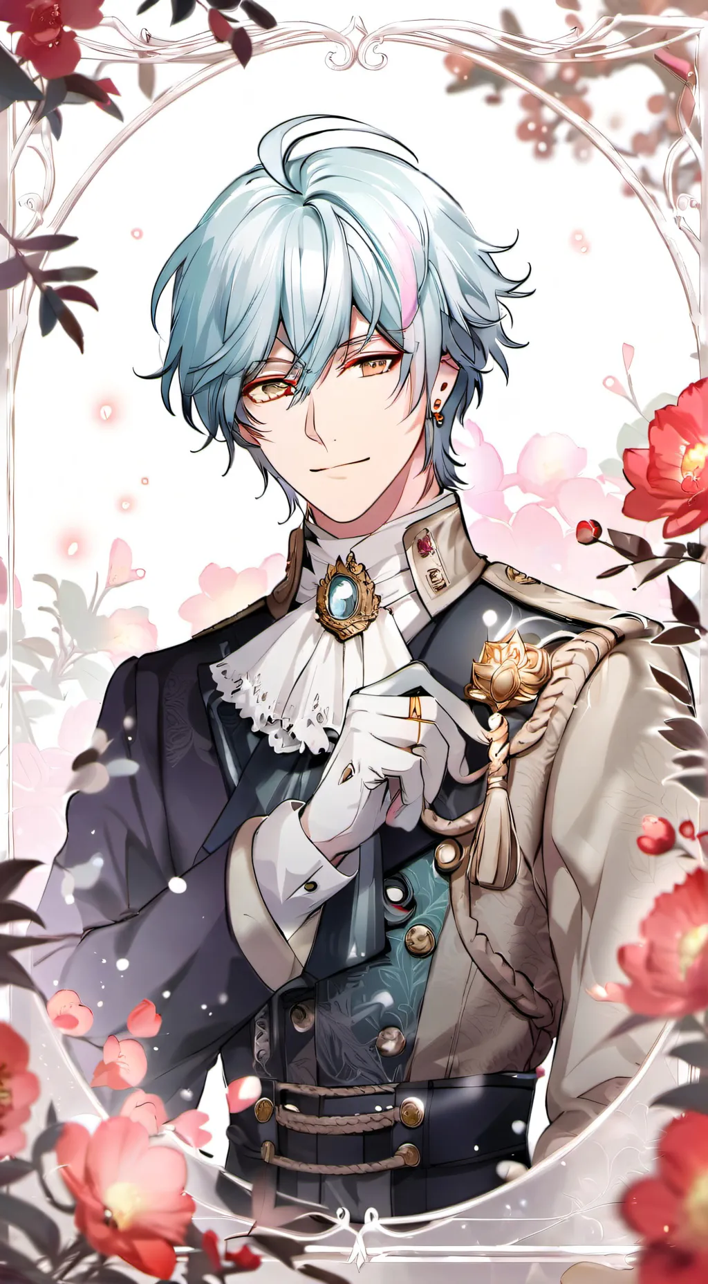 ai character: pangeran claude  background