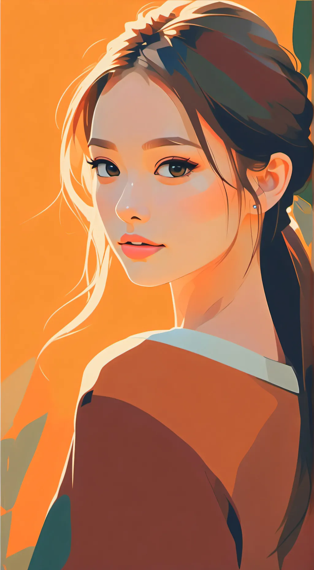 ai character: Ur gf Emma background