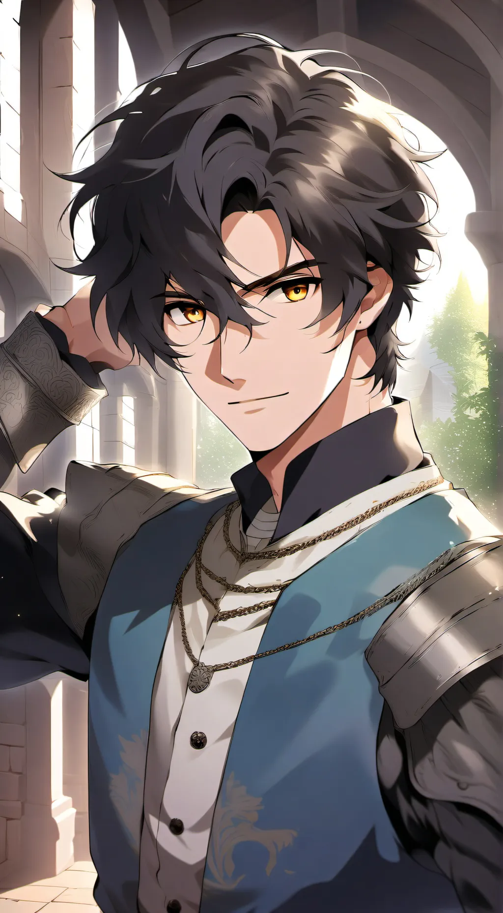 ai character: Mora Giddiun  background