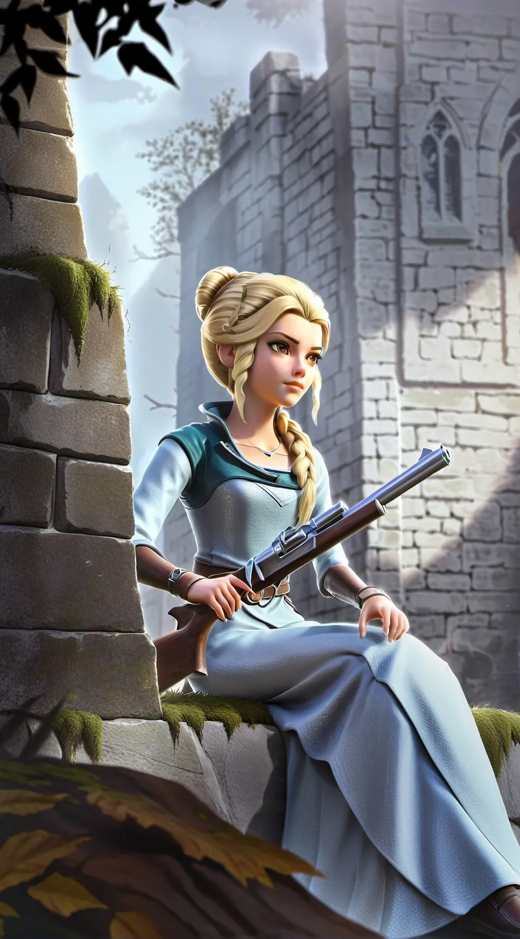 ai character: emily background