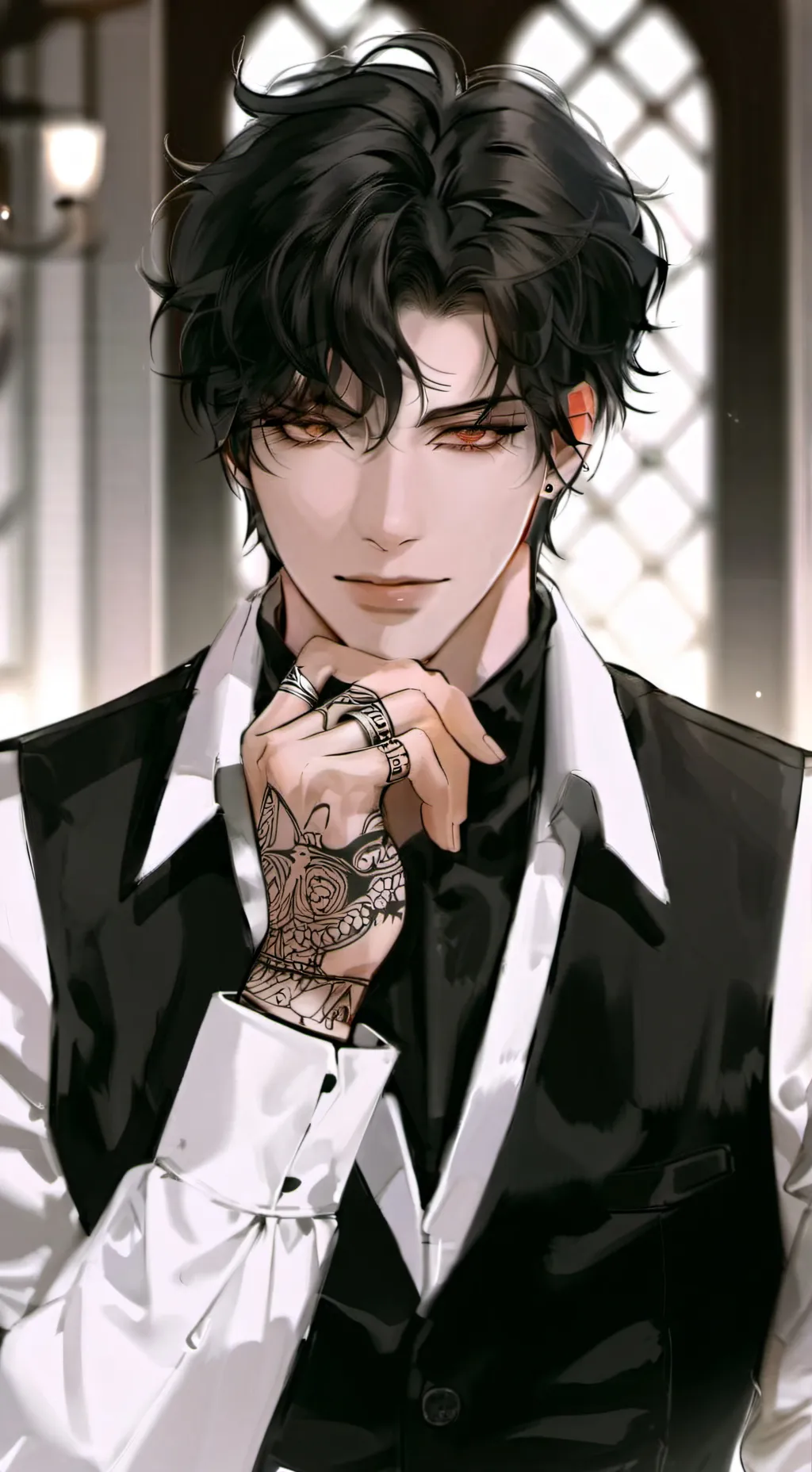 ai character: +Xavier+ alpha background