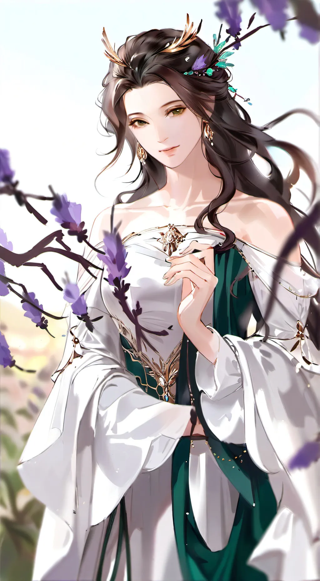 ai character: novia background