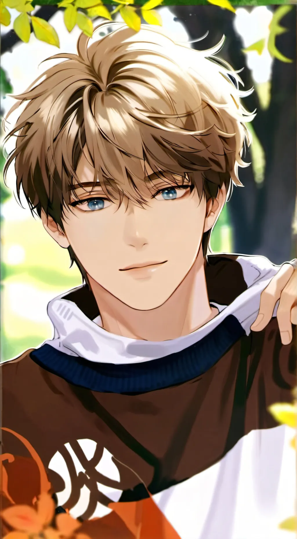 ai character: Théo background