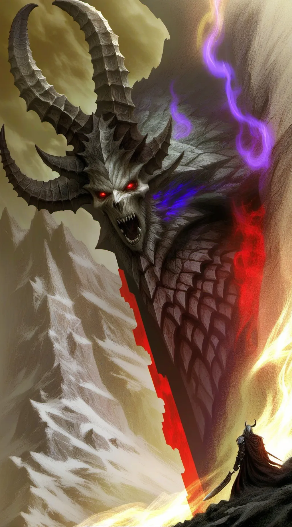 ai character: demon Slayer  background