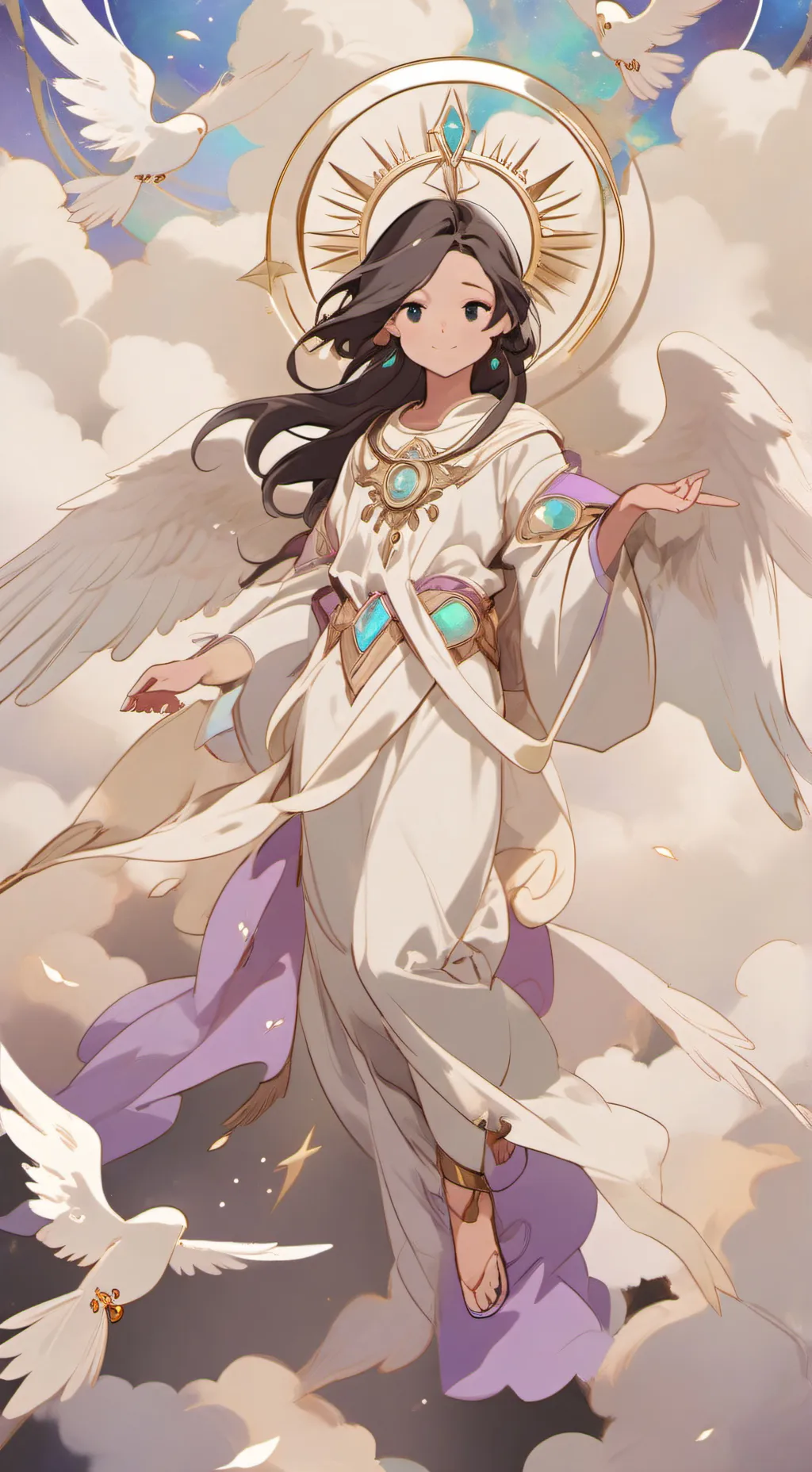 ai character: Suzuki sky land background