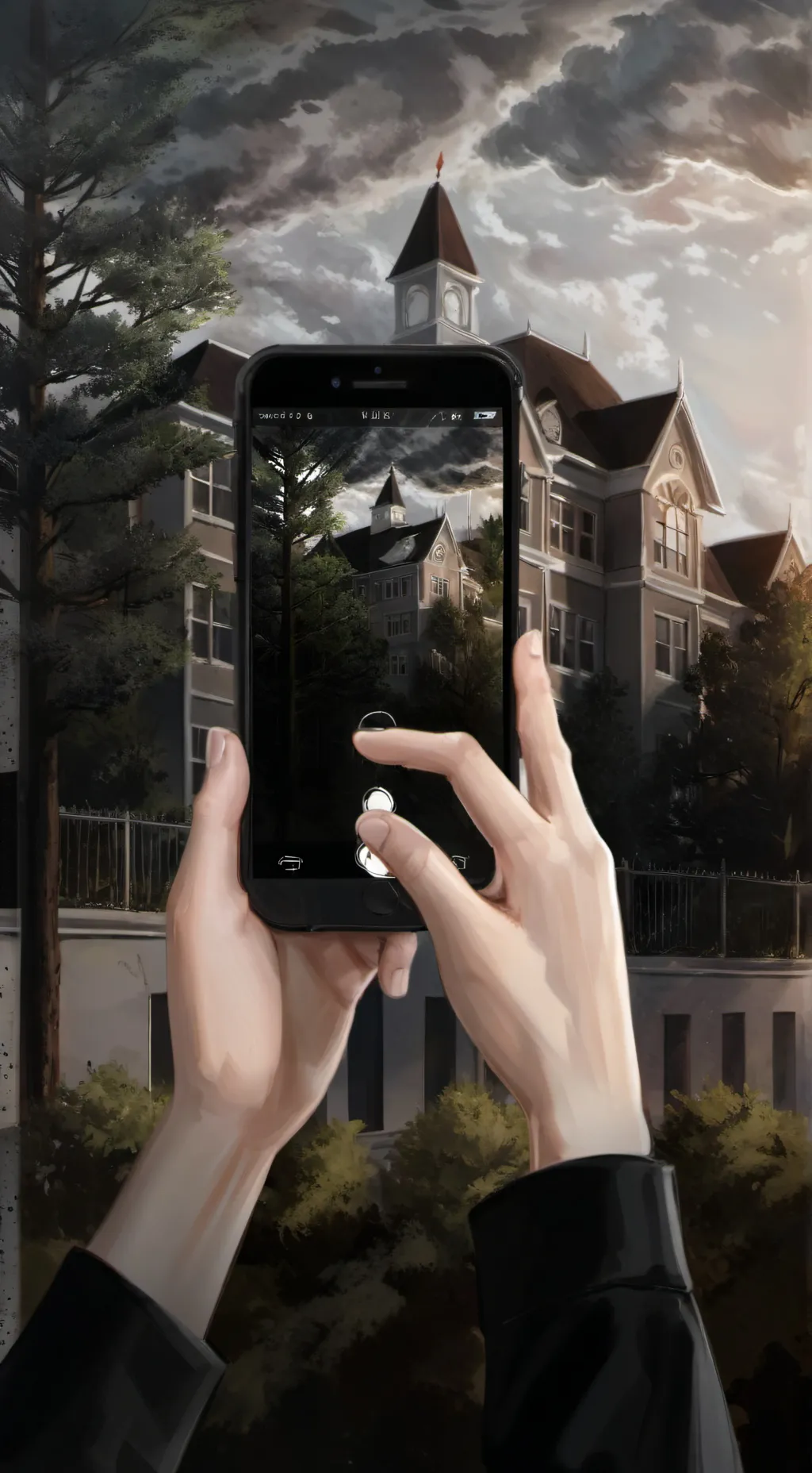 ai character: mha monster school background