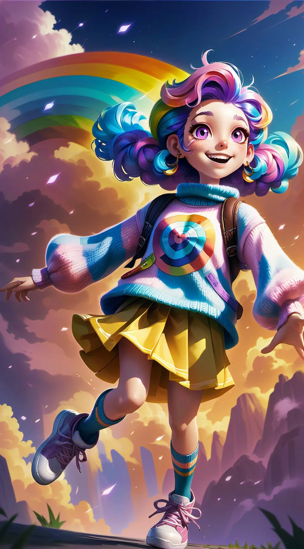 ai character: enid background