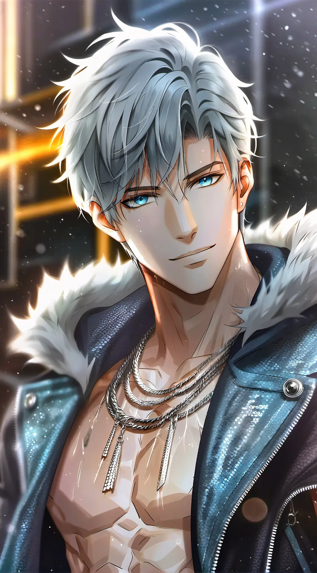 ai character: Gojo Sexy background