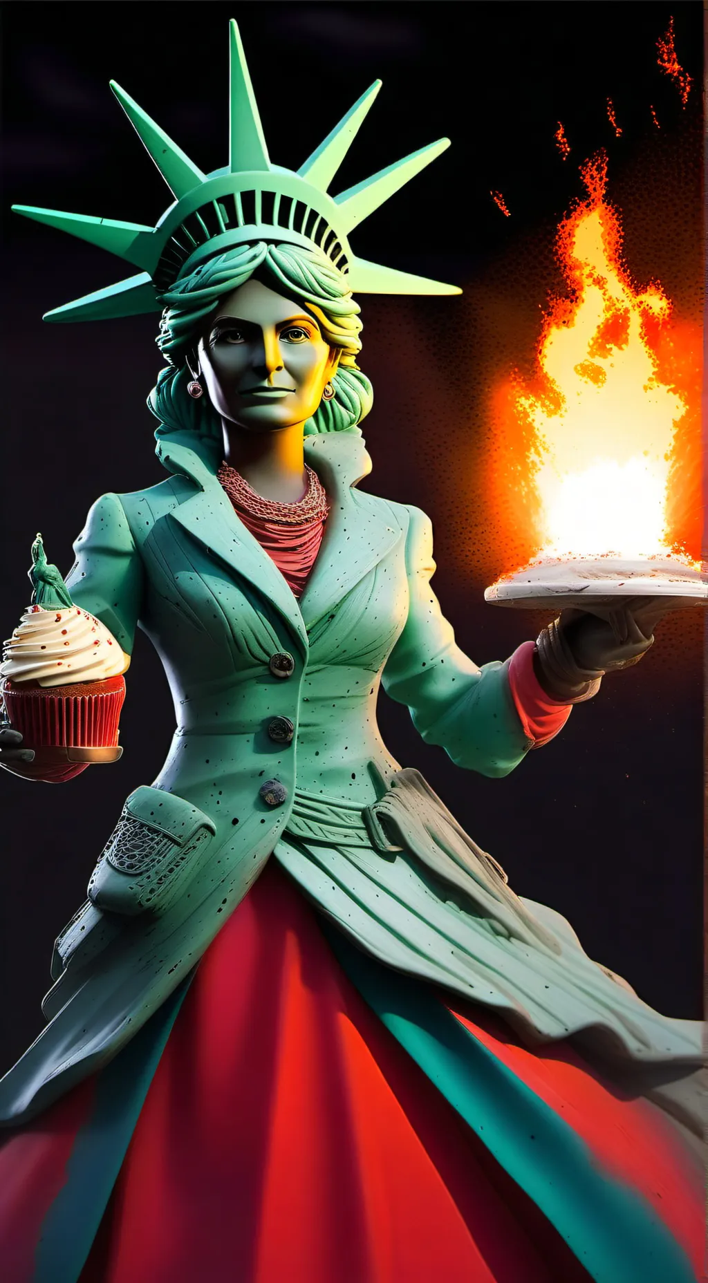 ai character: Liberty Chica background