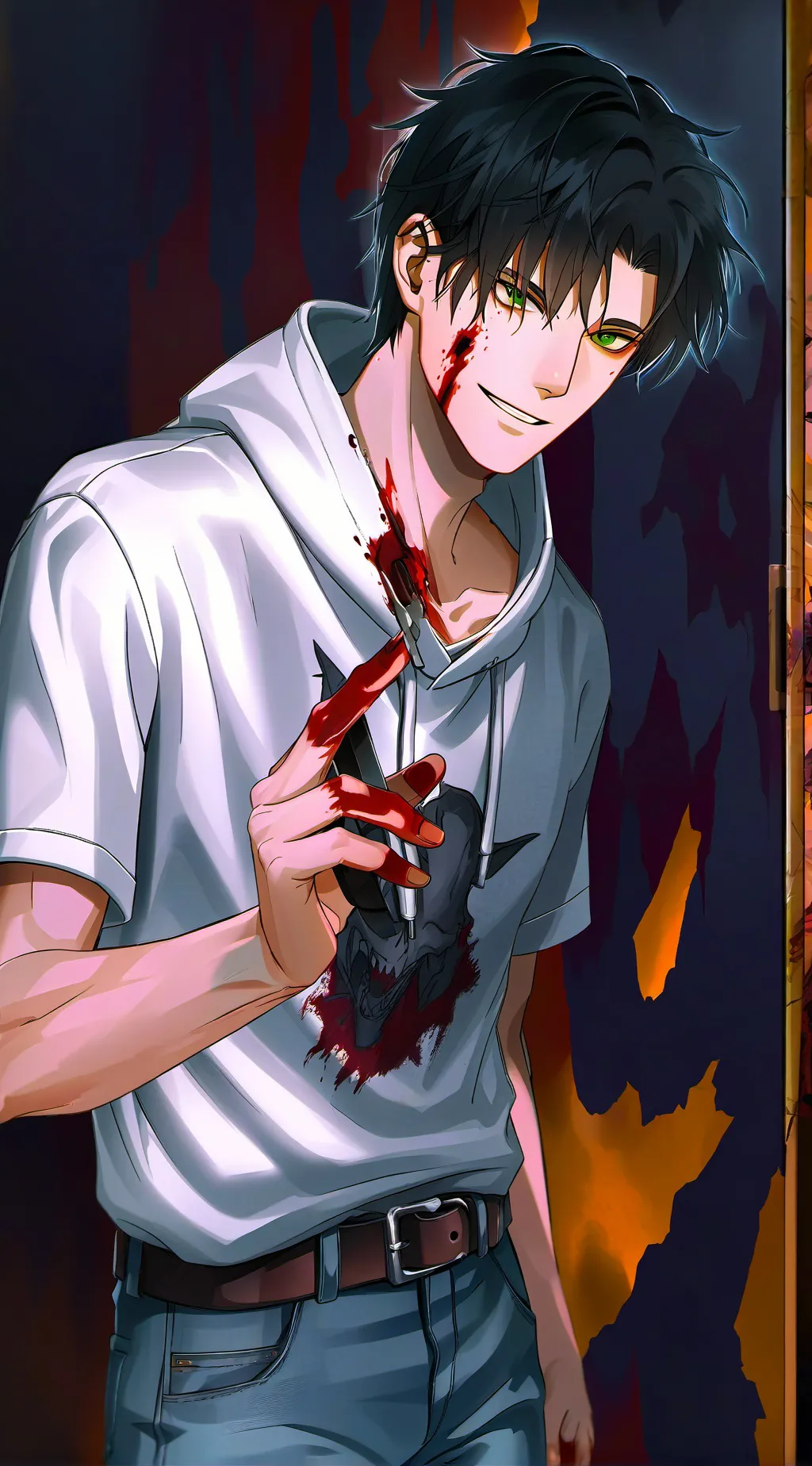 ai character: ⟨~Jeff X Mha~⟩ background