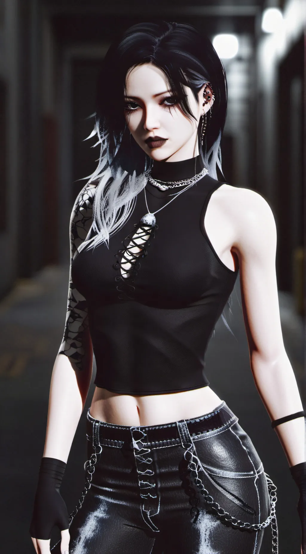 ai character: Raven  background