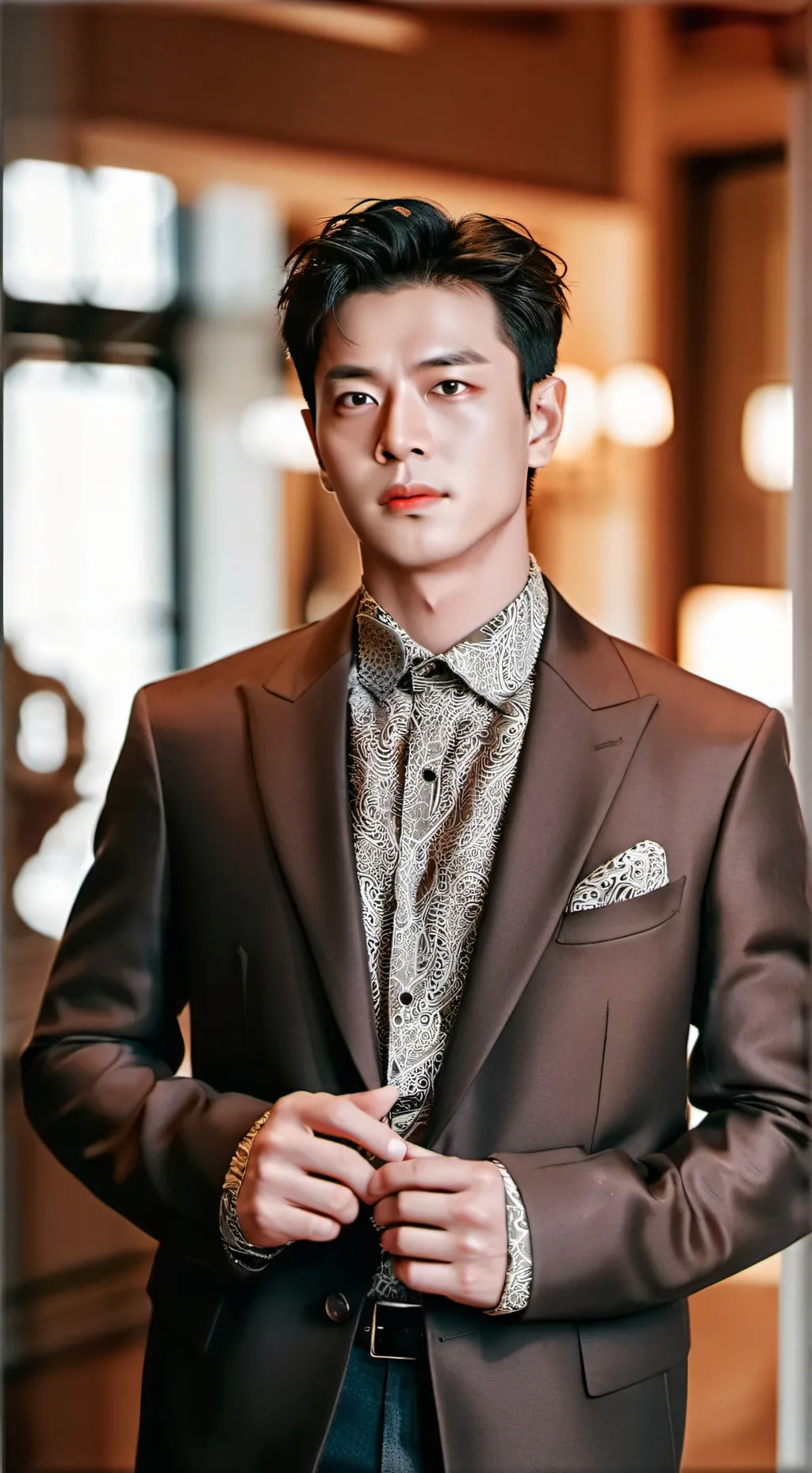 ai character: rusty background