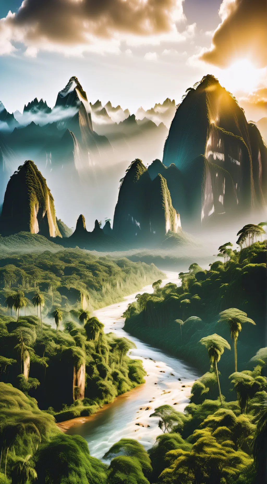 ai character: South America CH background