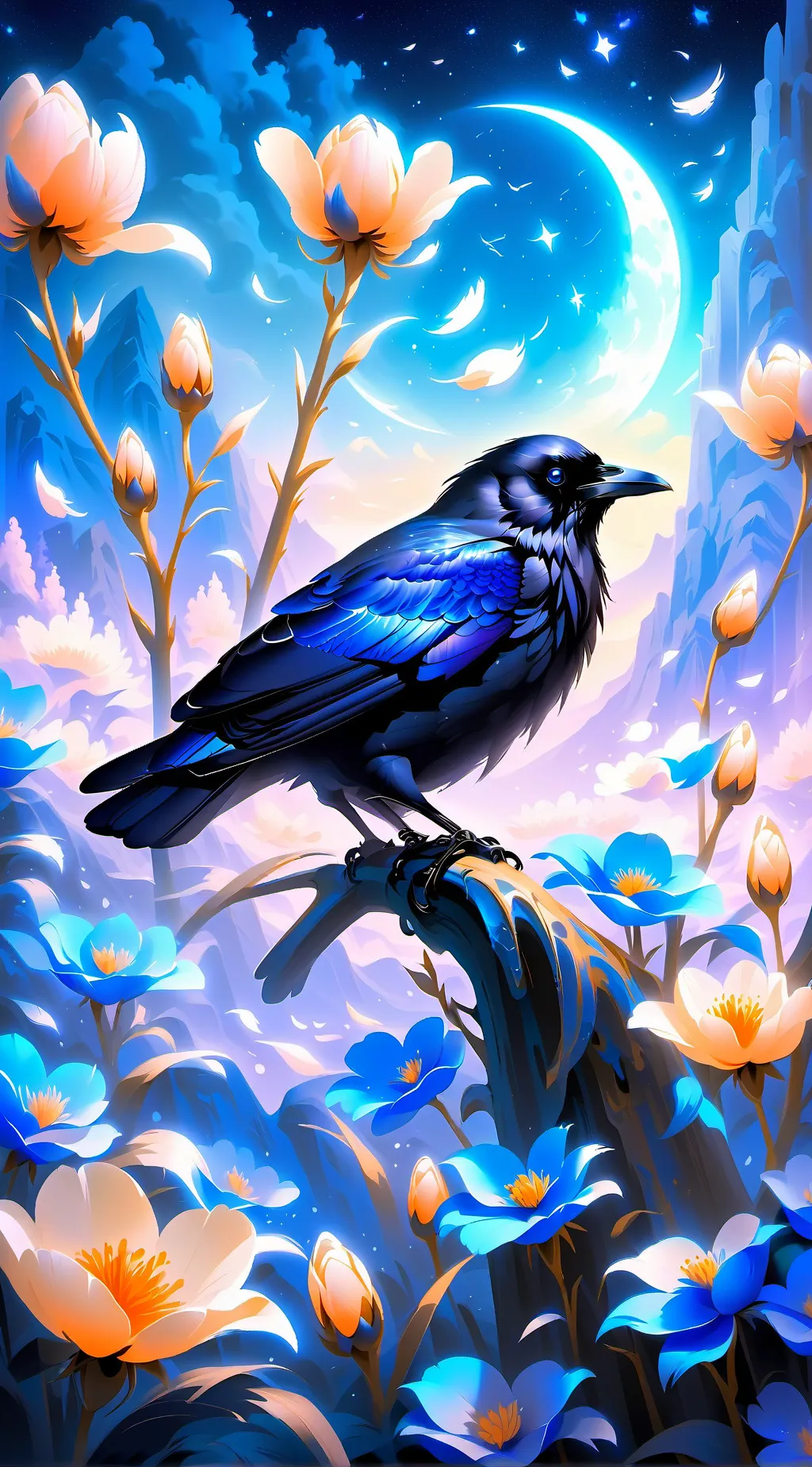 ai character: midnight  background