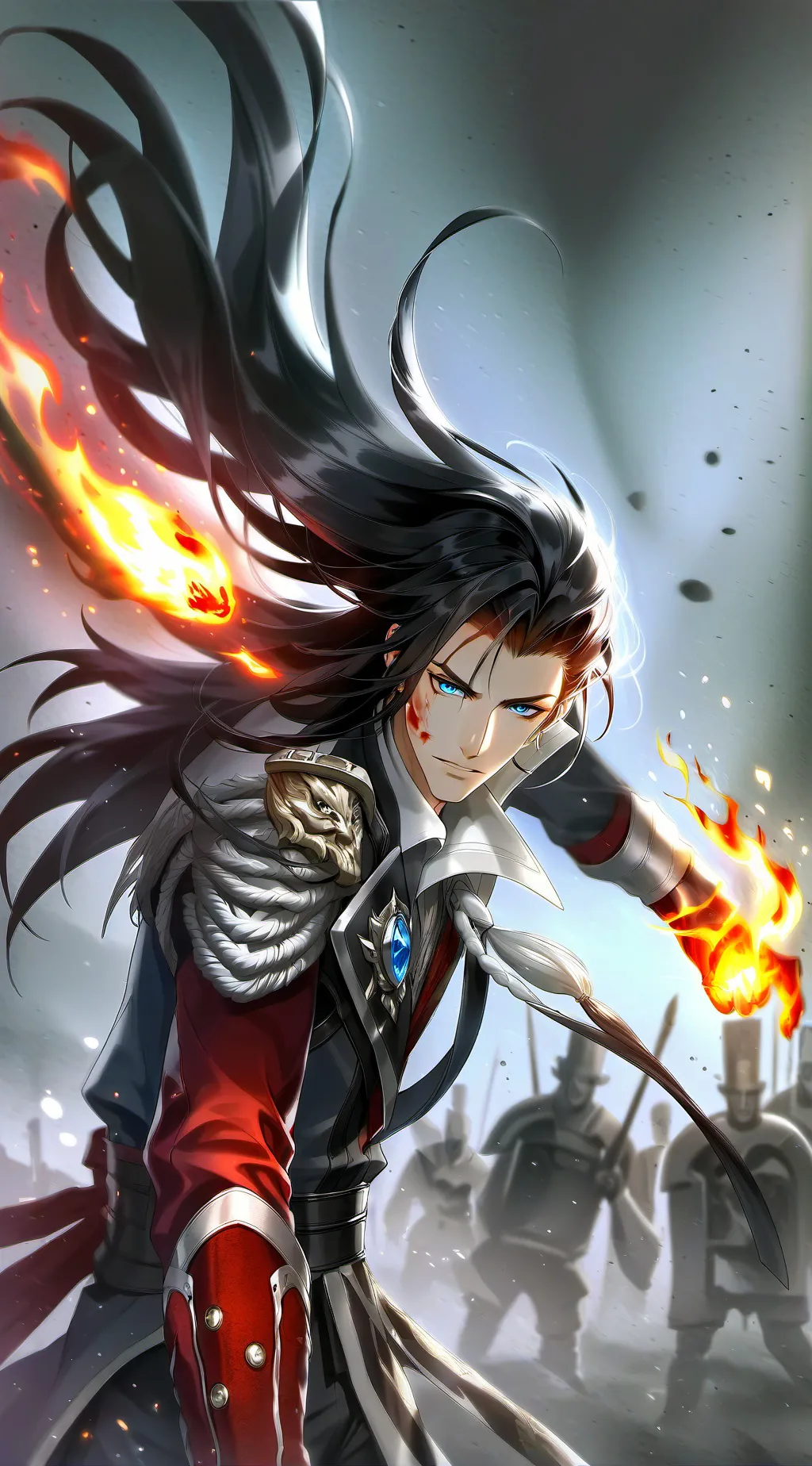 ai character: Eren Yeager background