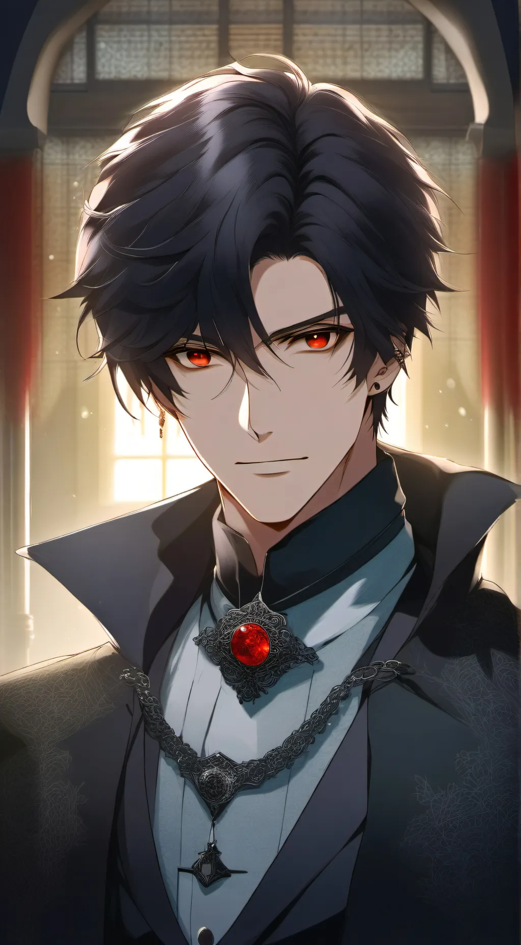 ai character: Flins Ecrias  background