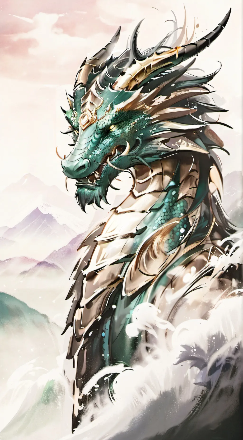 ai character: Sapphire background