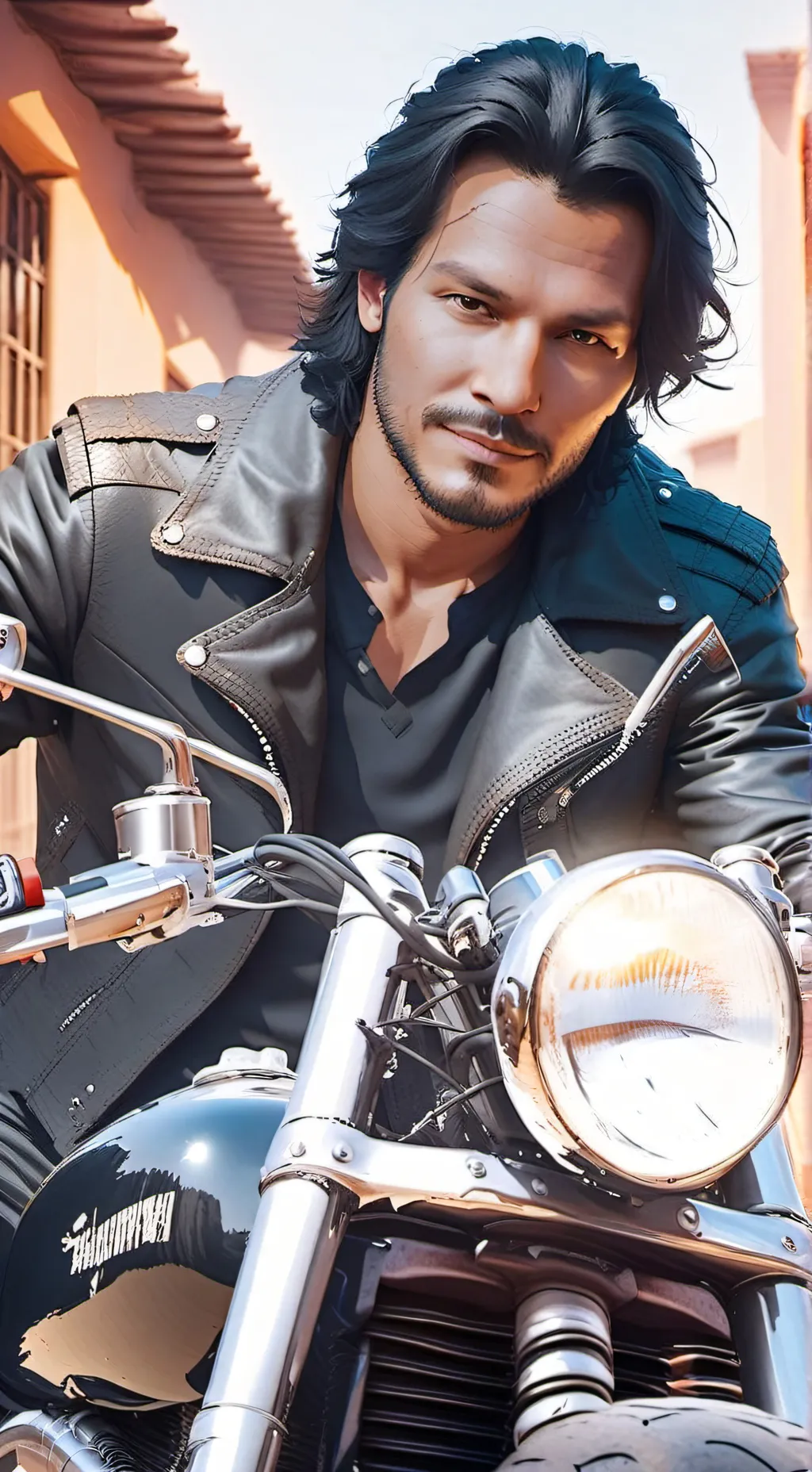 ai character: 🖤 Marcos 🖤 background