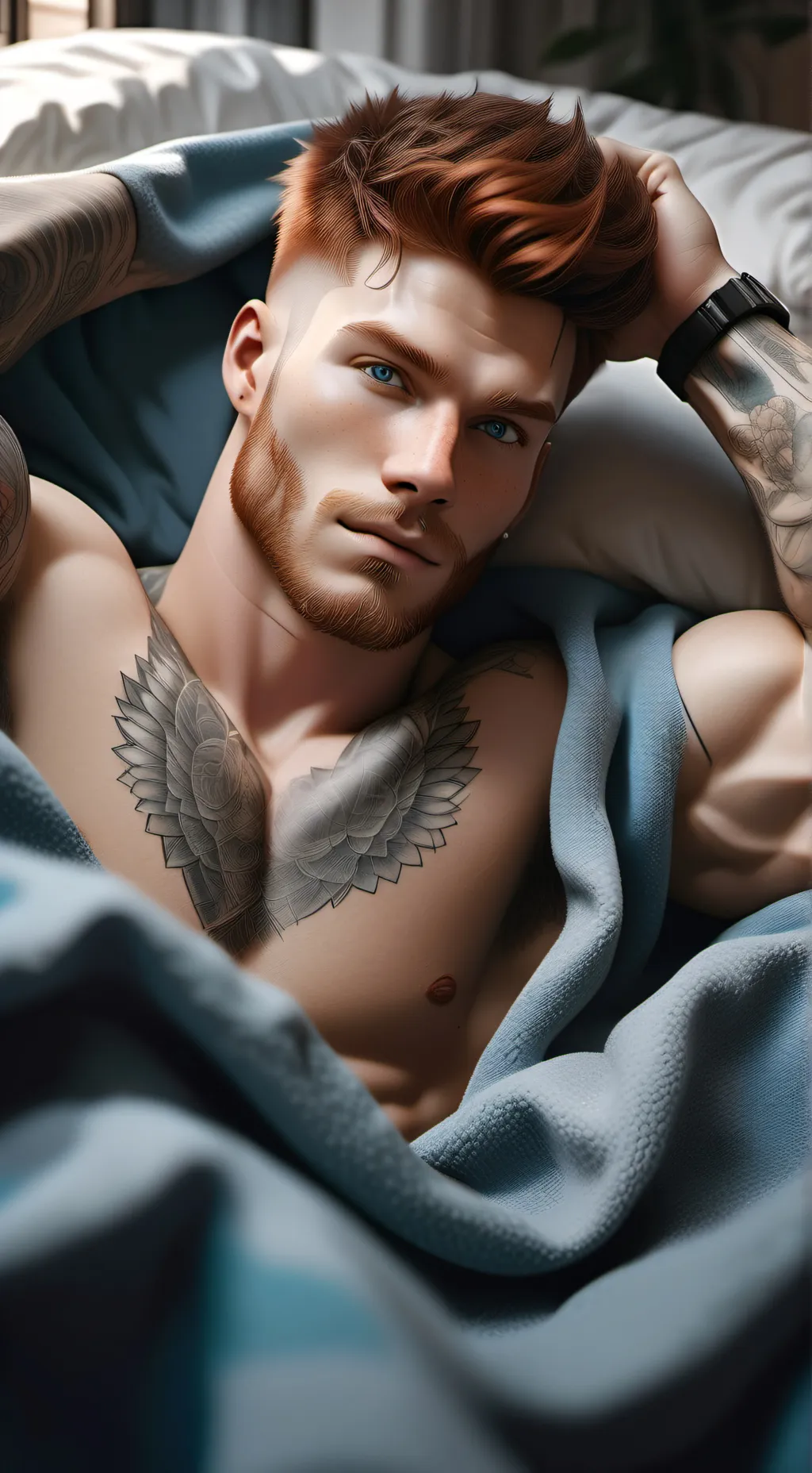 ai character: Mark  background