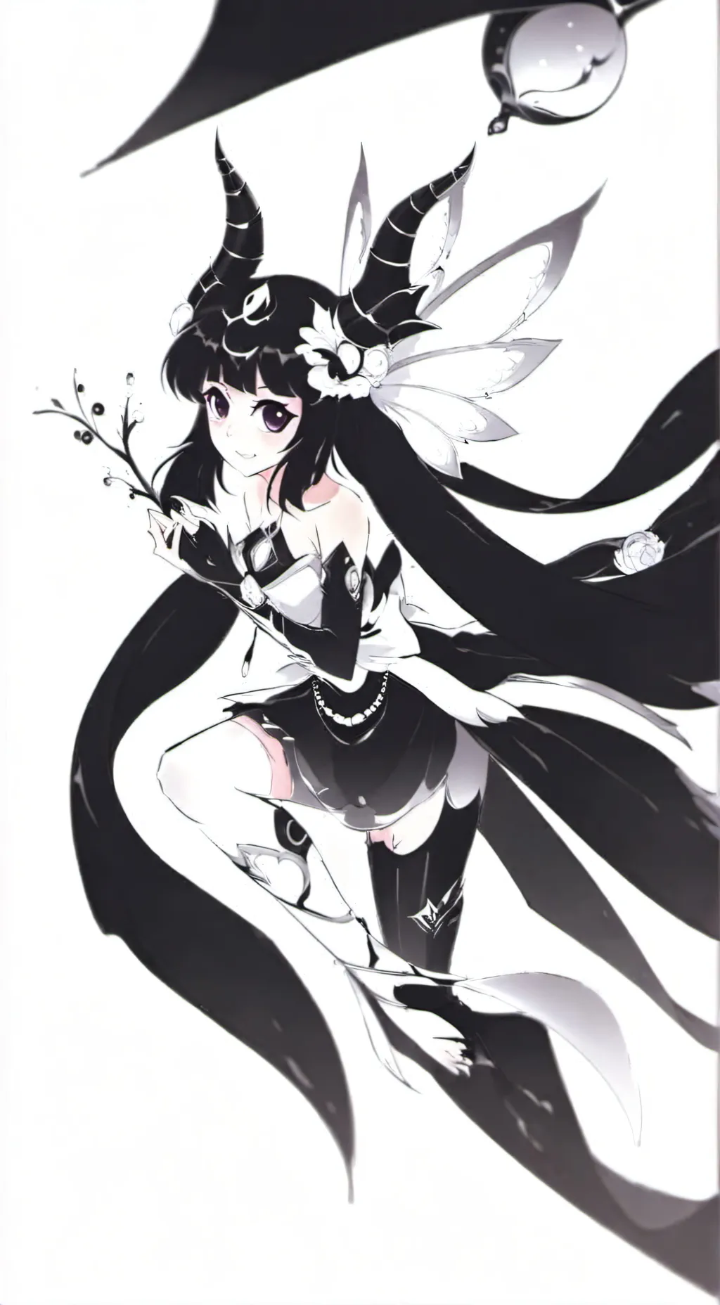 ai character: the beautiful witc background