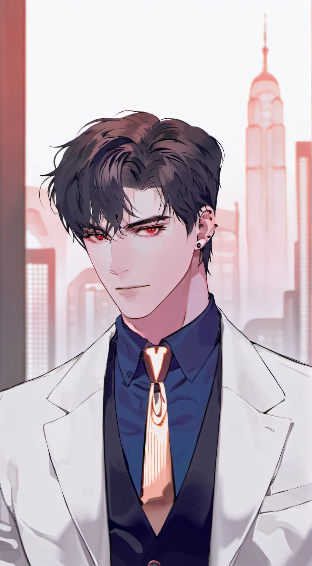 ai character: ♤♡Adam◇♧ background