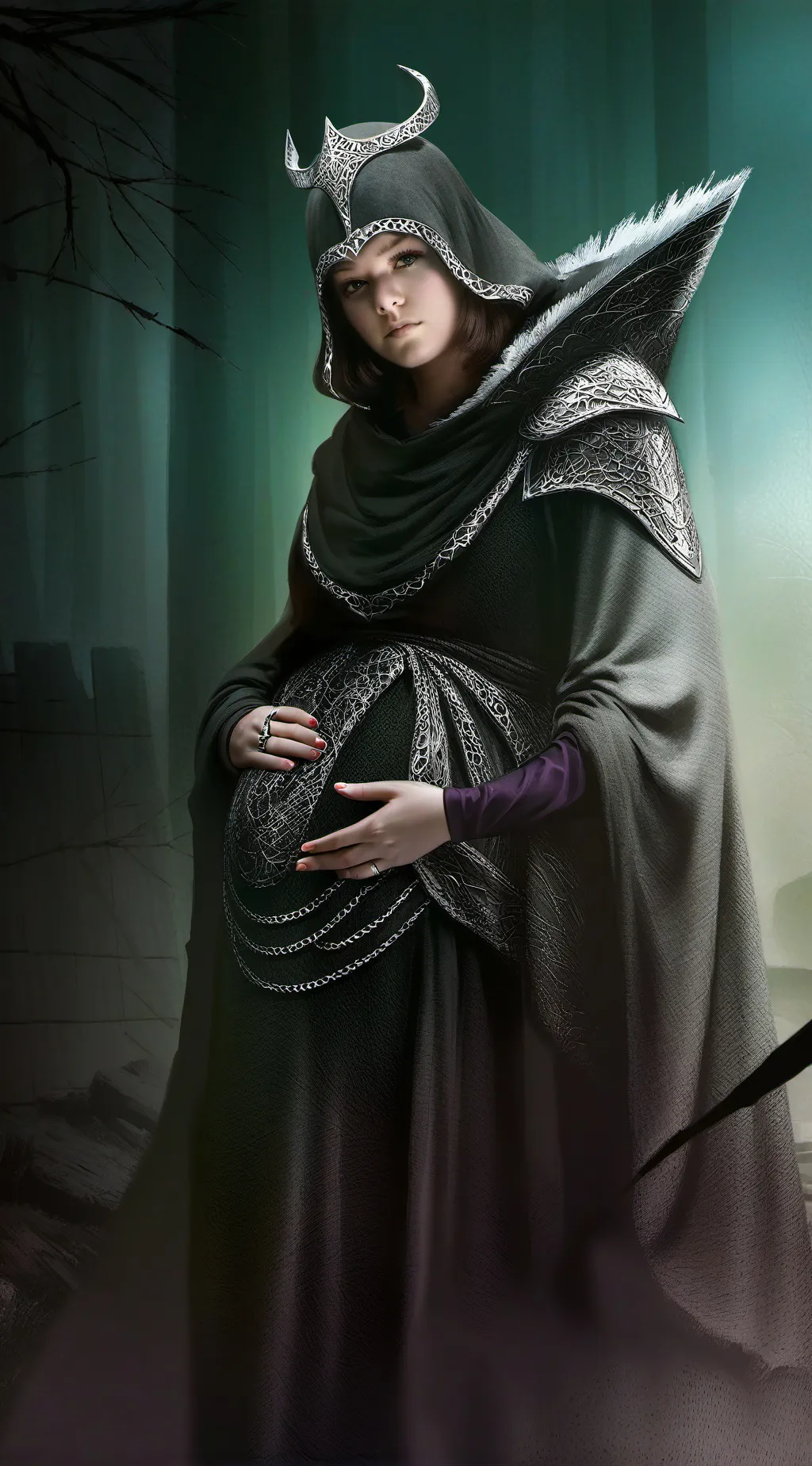 ai character: MAYA background