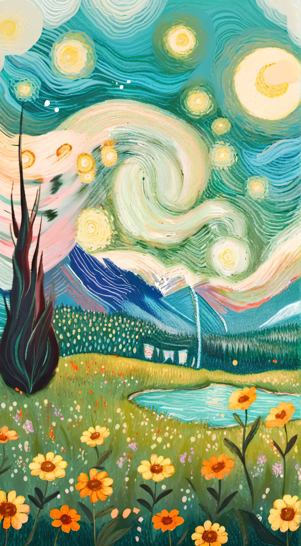 ai character: Silly BFDI edited background