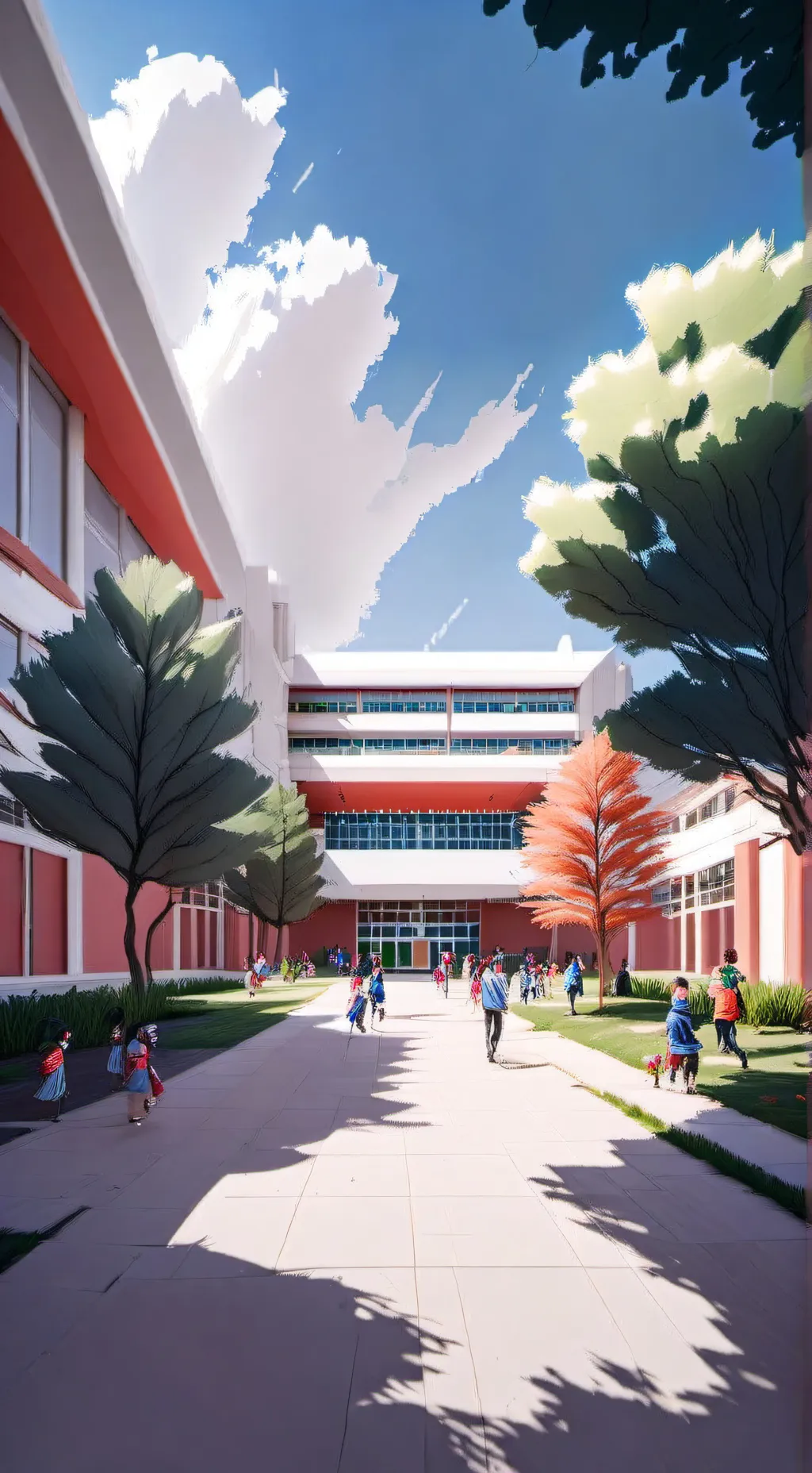 ai character: Struggle of Teens  background