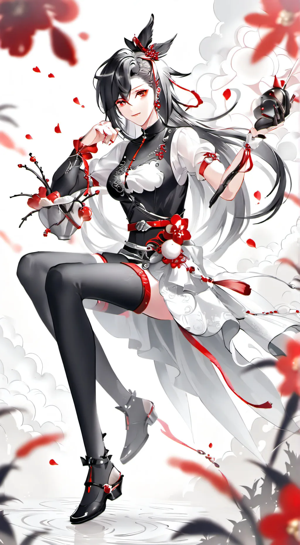 ai character: MS i saia  background