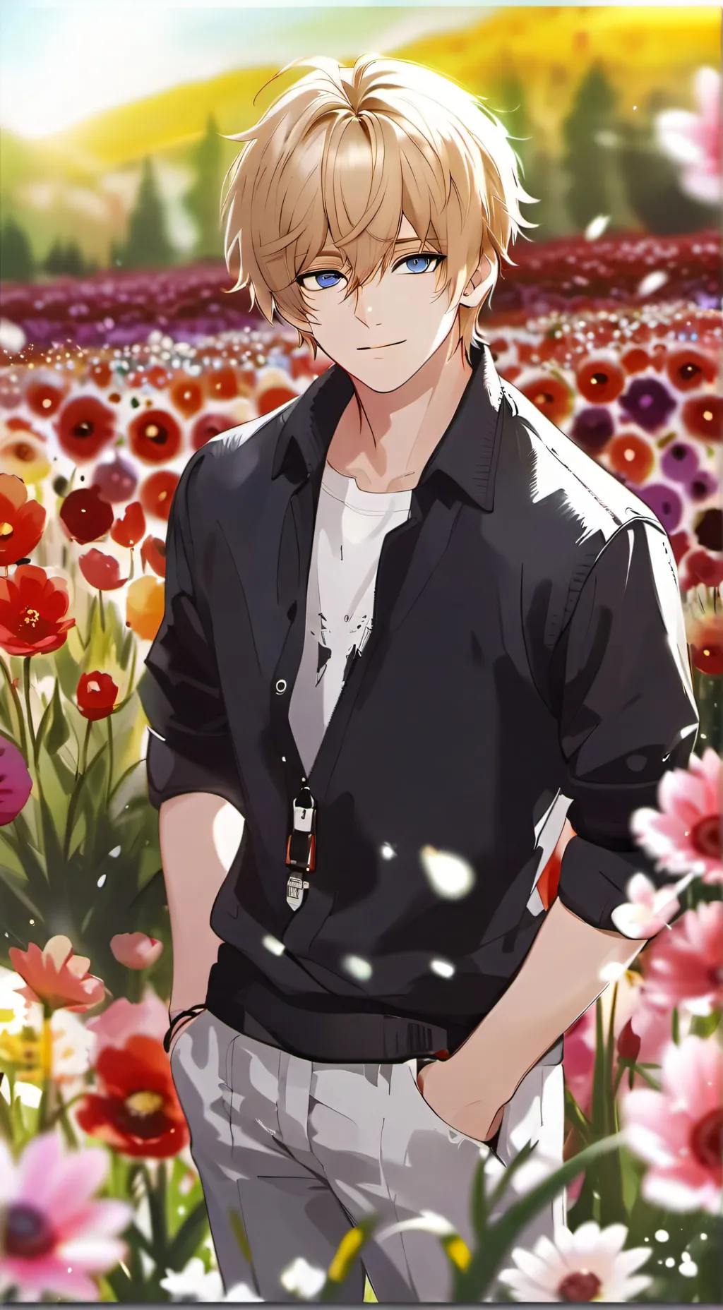 ai character: miles background