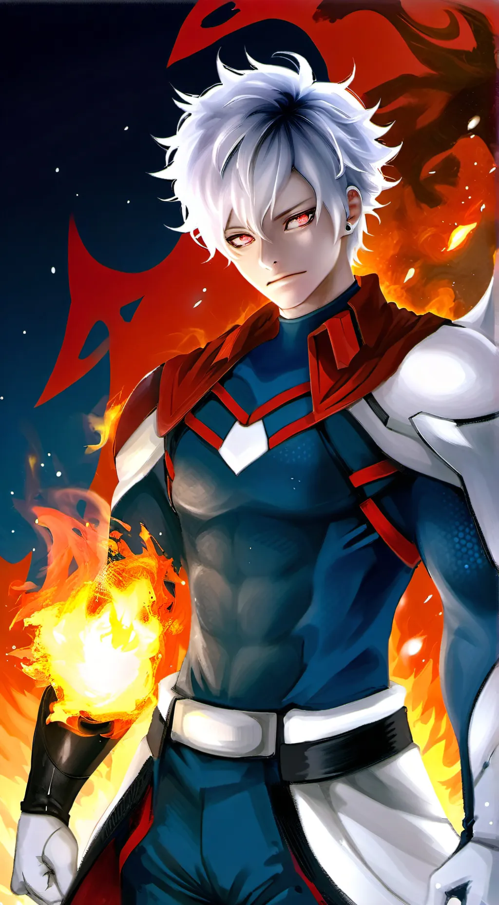 ai character: villan Todoroki background