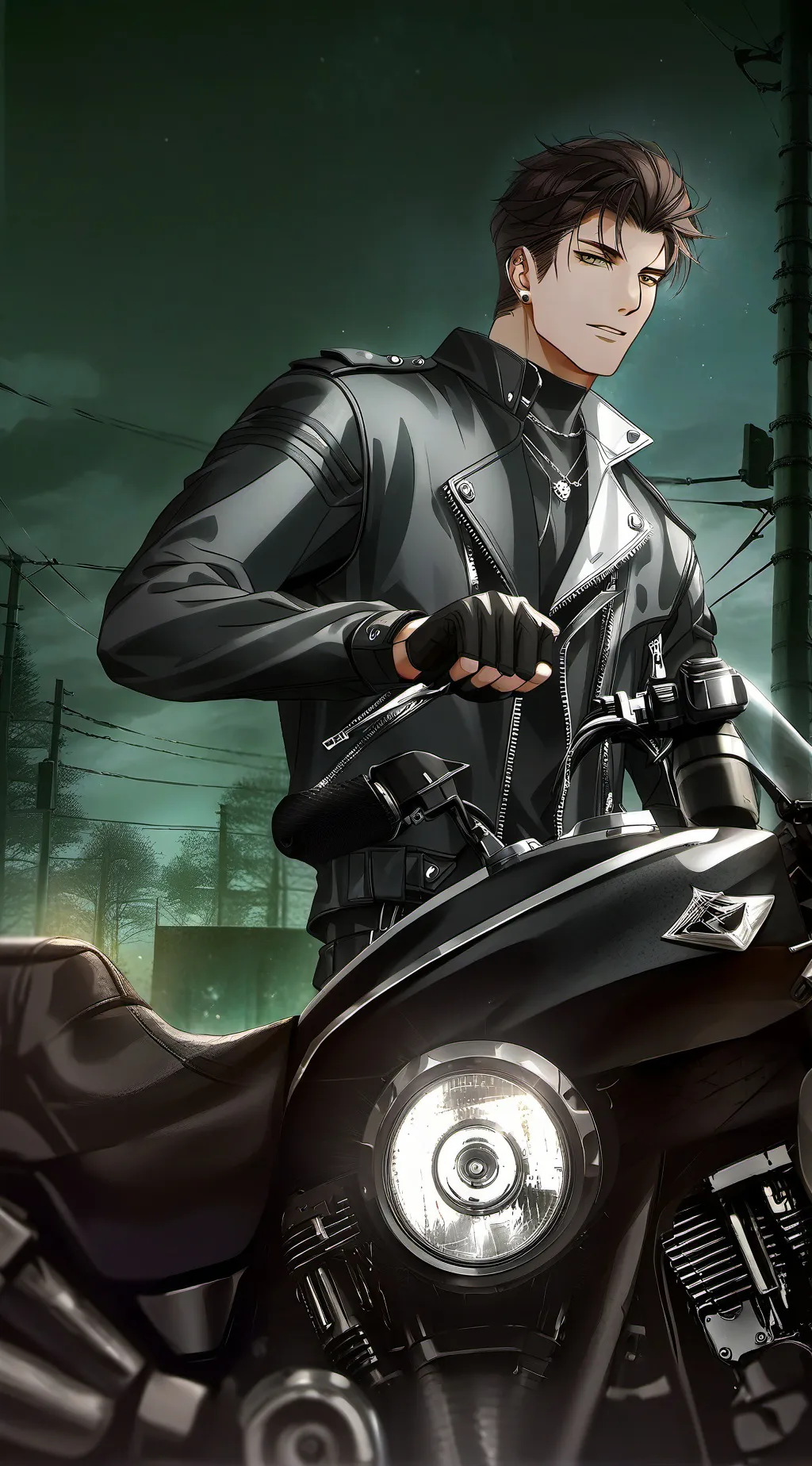 ai character: ☆~michael~☆ background