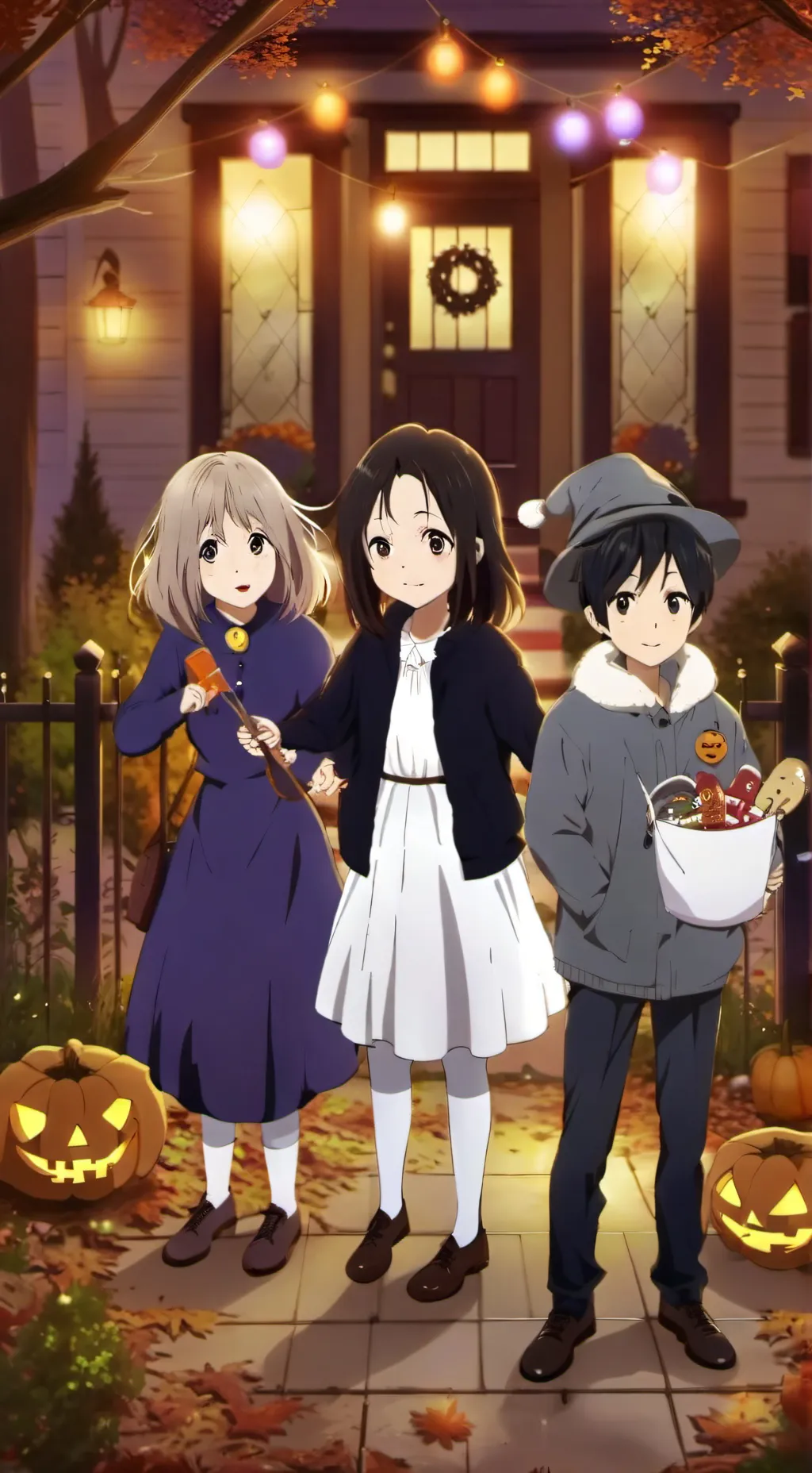 ai character: Treak or treaters  background