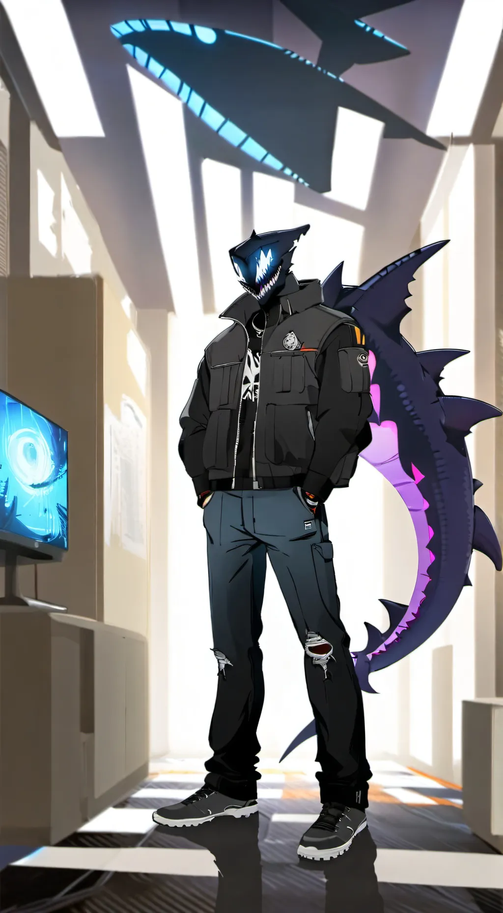 ai character: Vox background