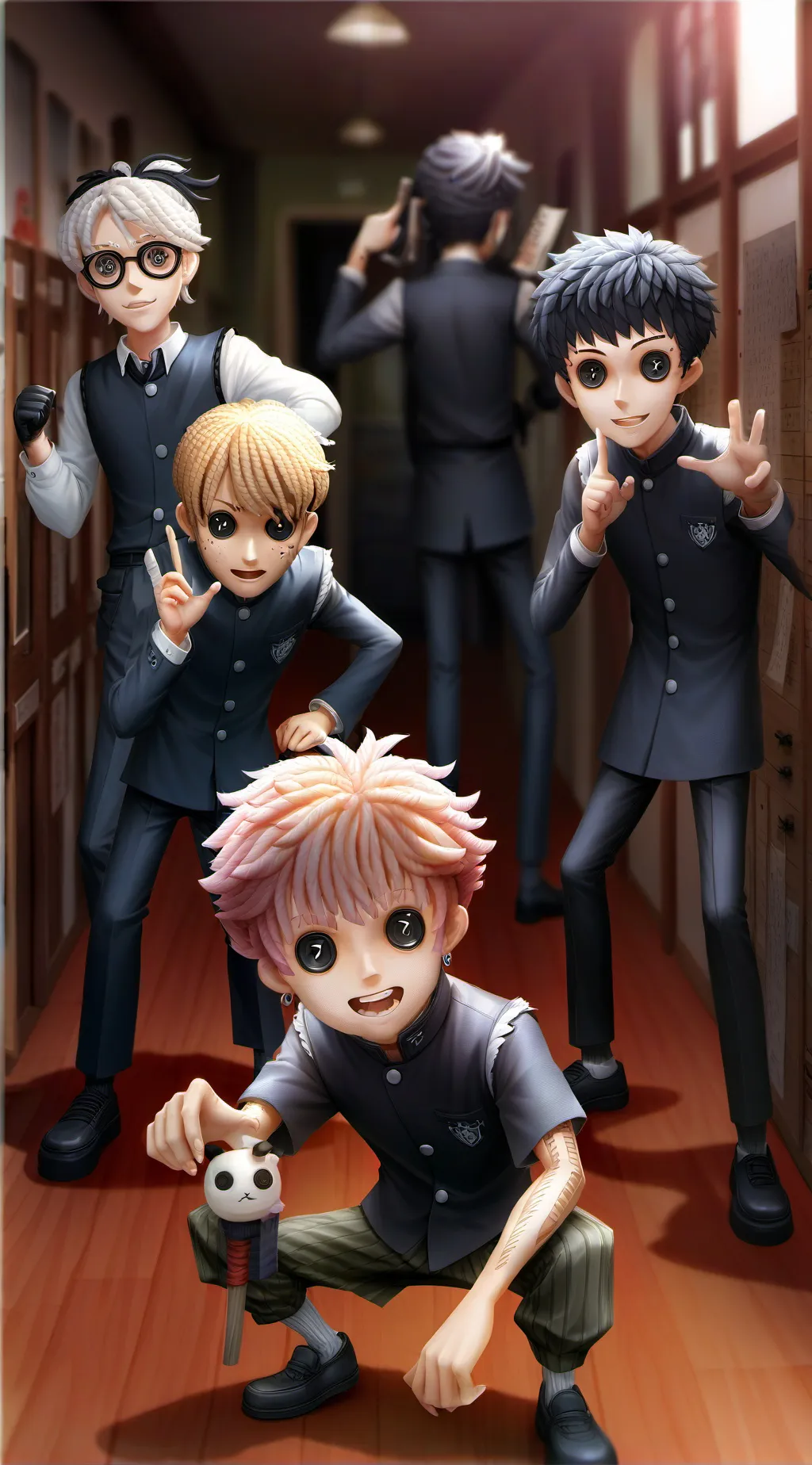 ai character: Jjk school background