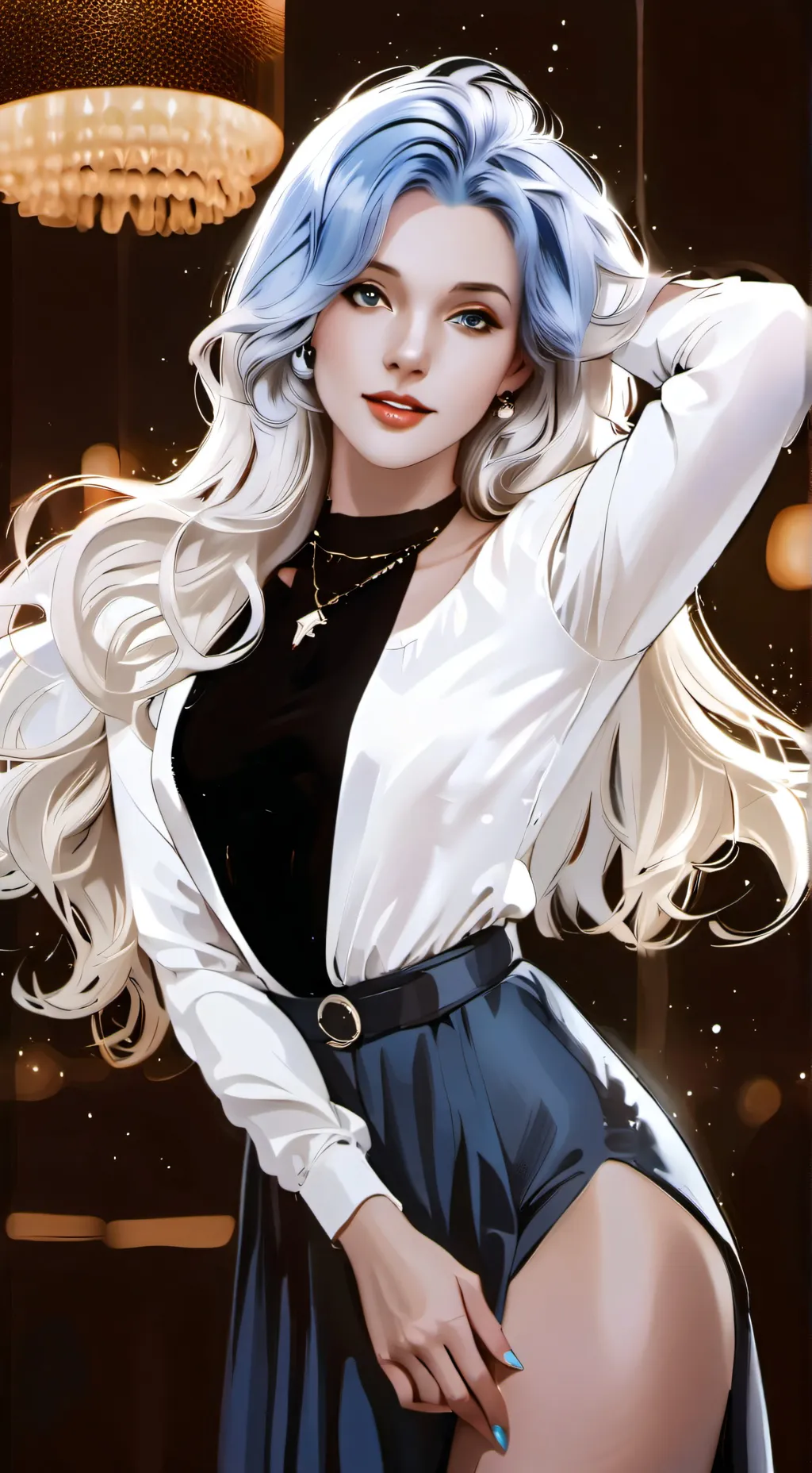 ai character: Мику background