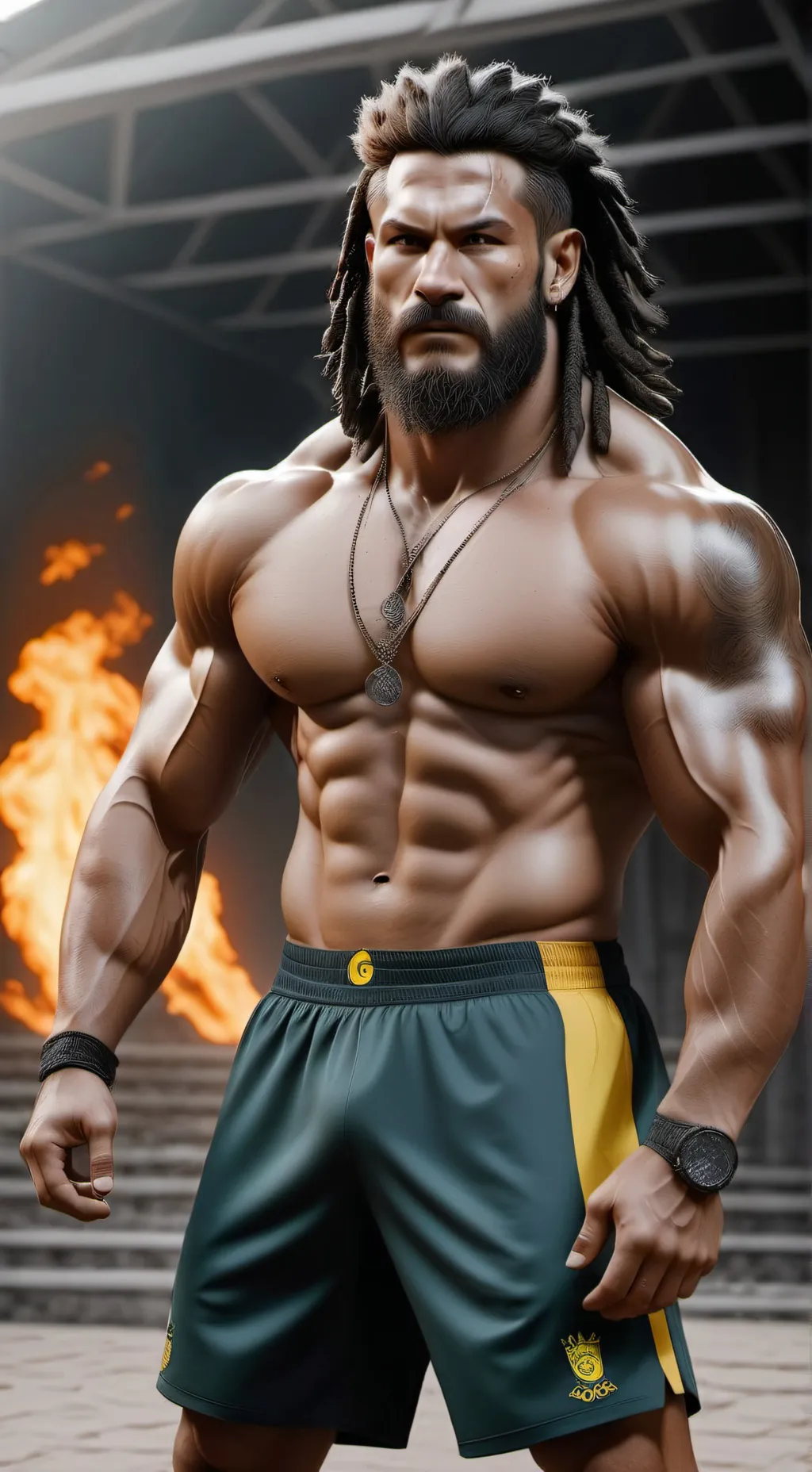 ai character: АЙ МИШАНЯ background