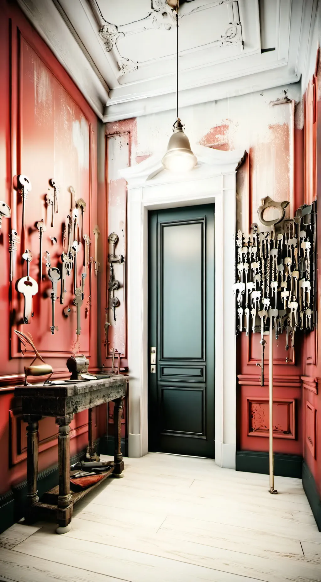 ai character: red room background